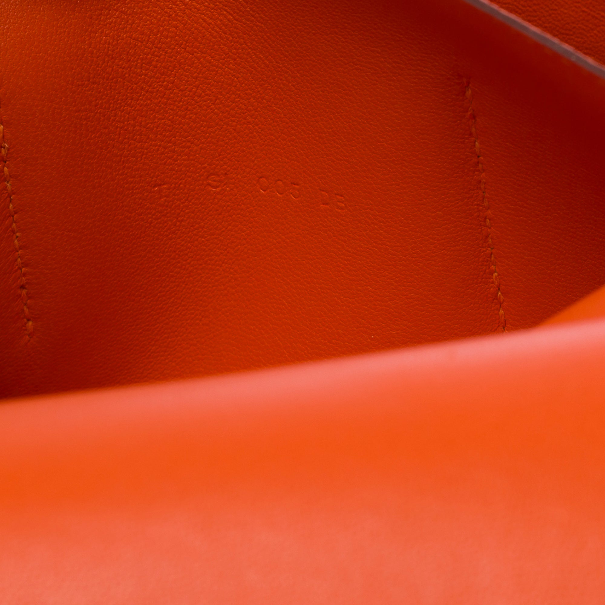 Accessoire HERMES Dogon en Cuir Orange - 103546