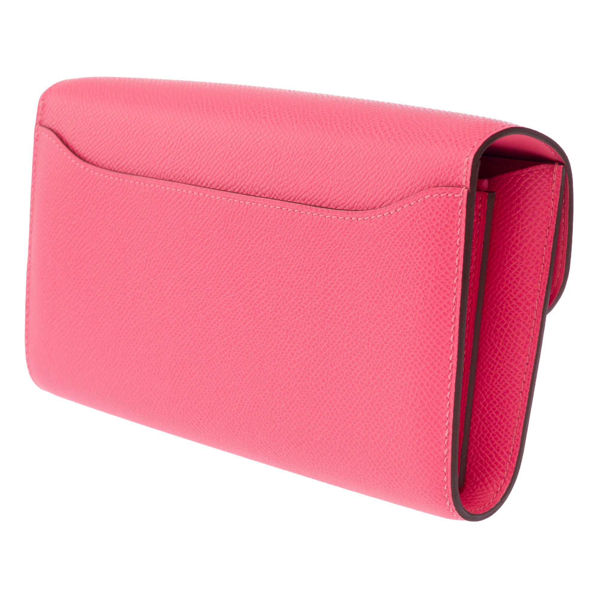 Sac HERMES Constance en Cuir Rose - 103527