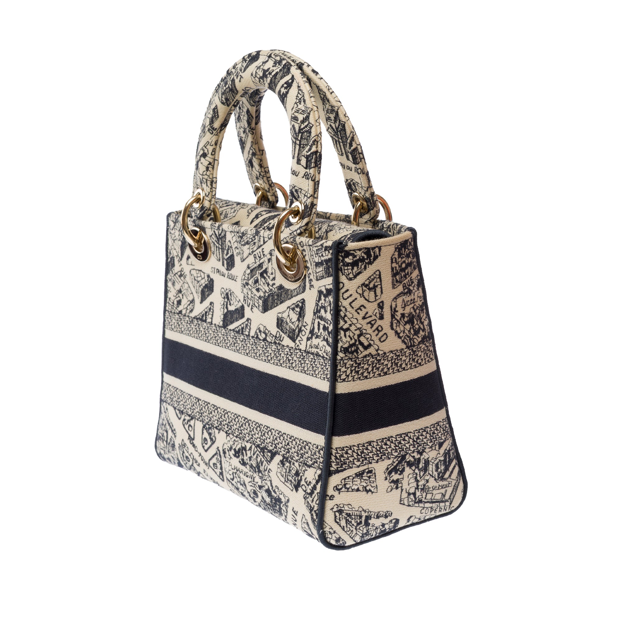 Sac DIOR Lady Dior en Toile Beige - 103542