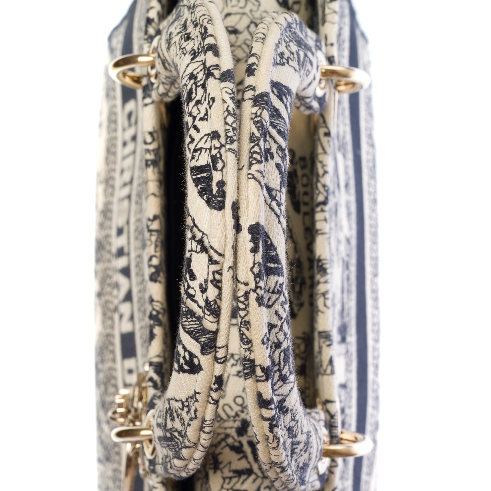 Sac DIOR Lady Dior en Toile Beige - 103542