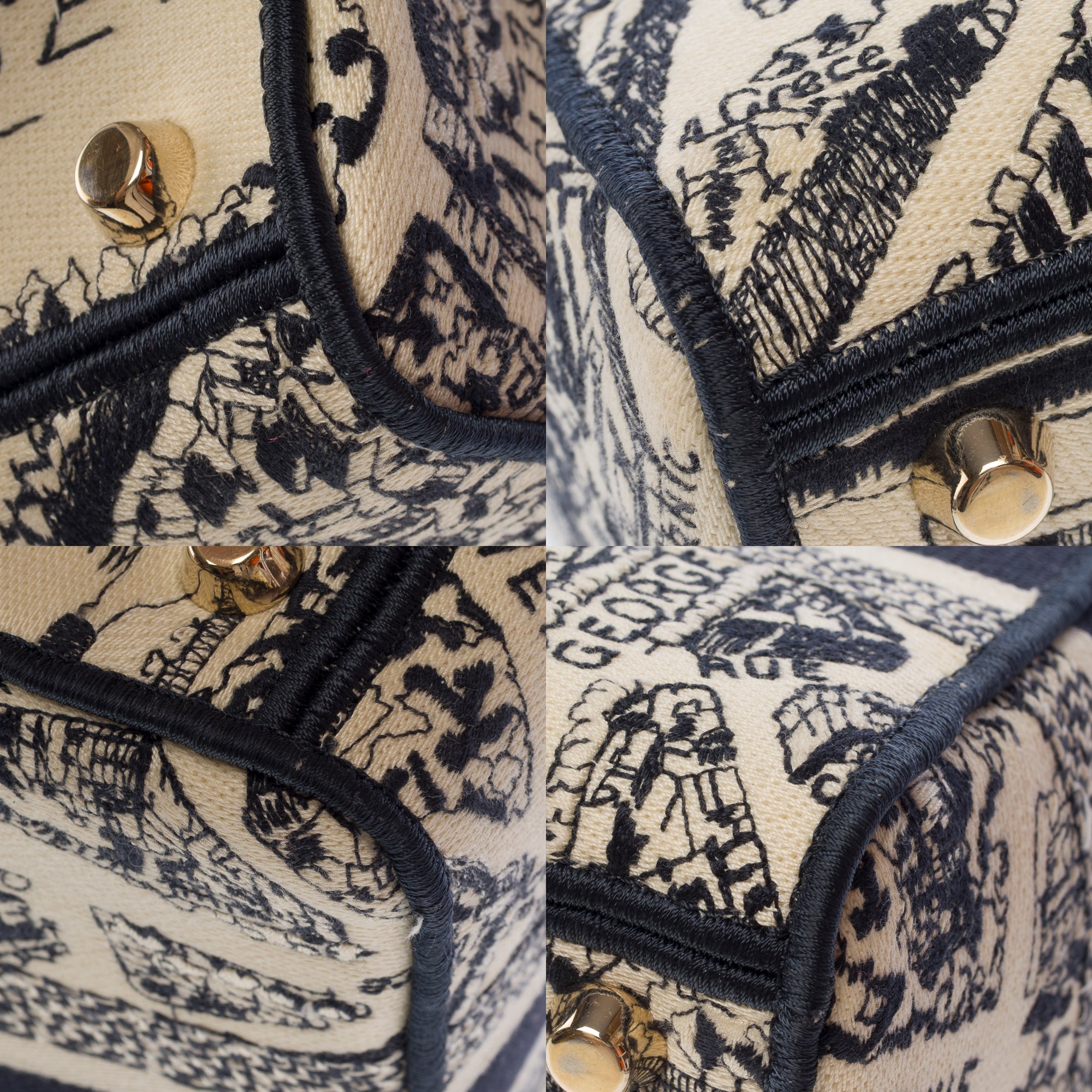 Sac DIOR Lady Dior en Toile Beige - 103542
