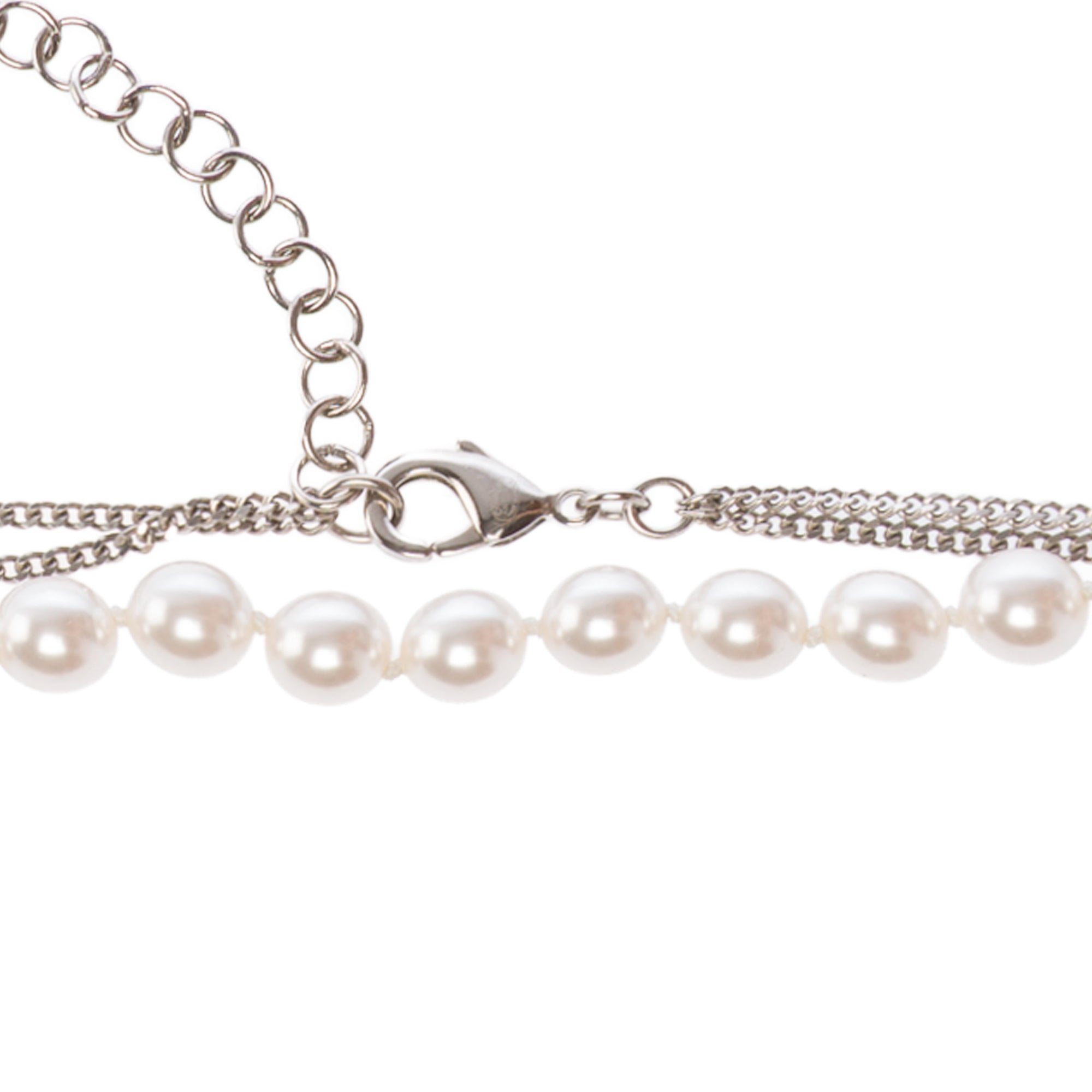 Bijoux CHANEL CC en Perle Blanc - 103521