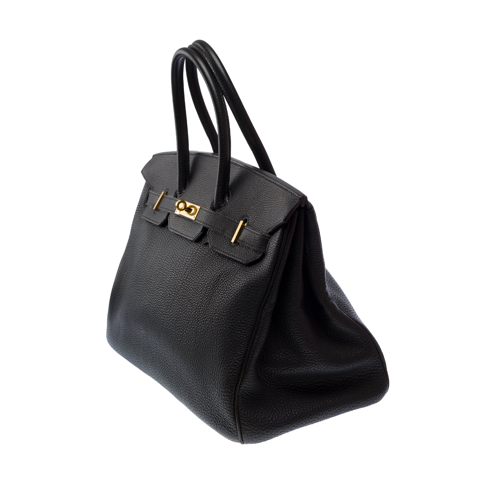 Sac HERMES Birkin 35 en Cuir Noir - 103558