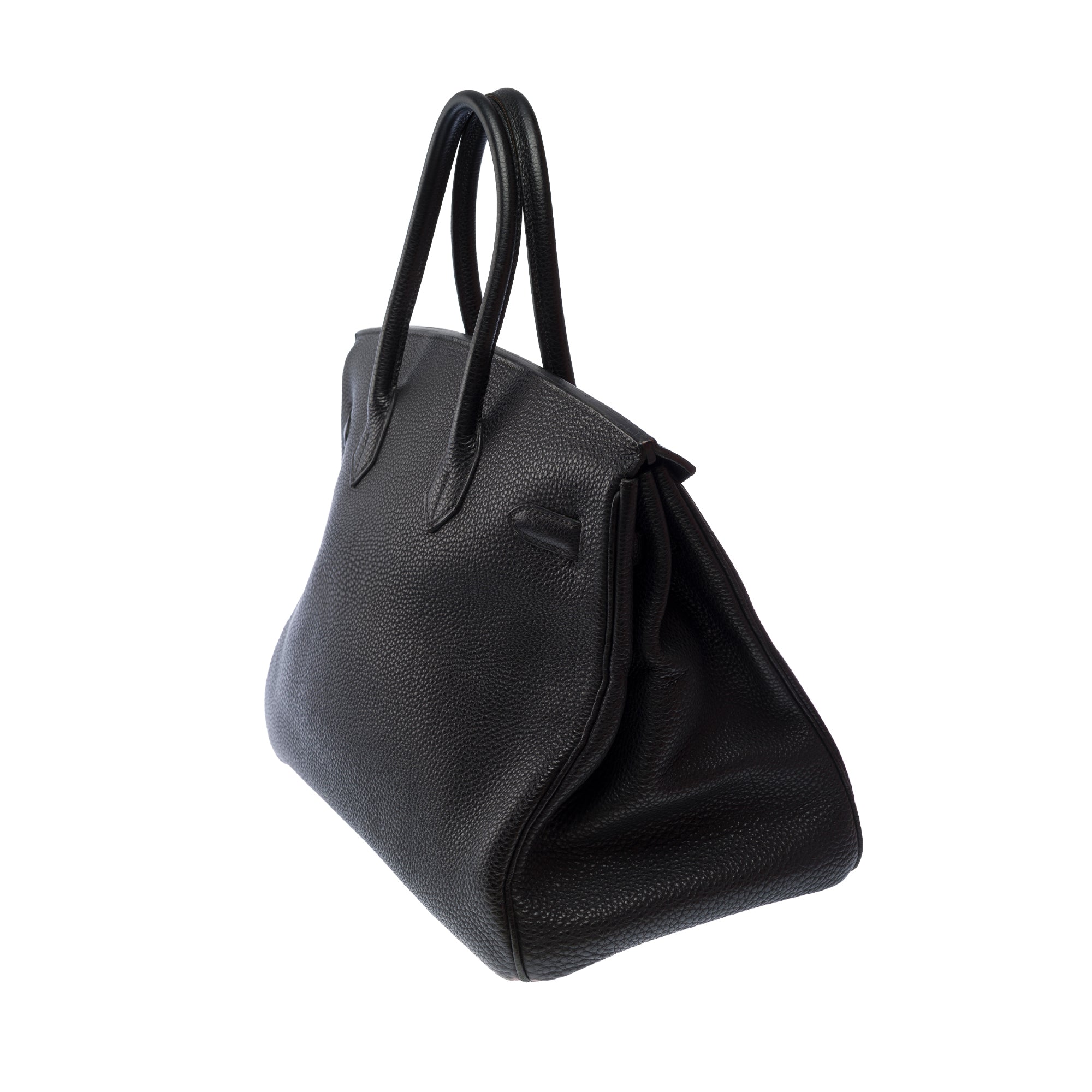 Sac HERMES Birkin 35 en Cuir Noir - 103558