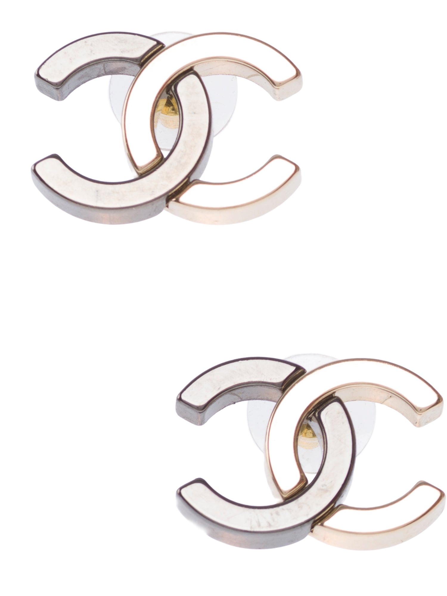 Bijoux CHANEL CC en Métal Anthracite - 103526