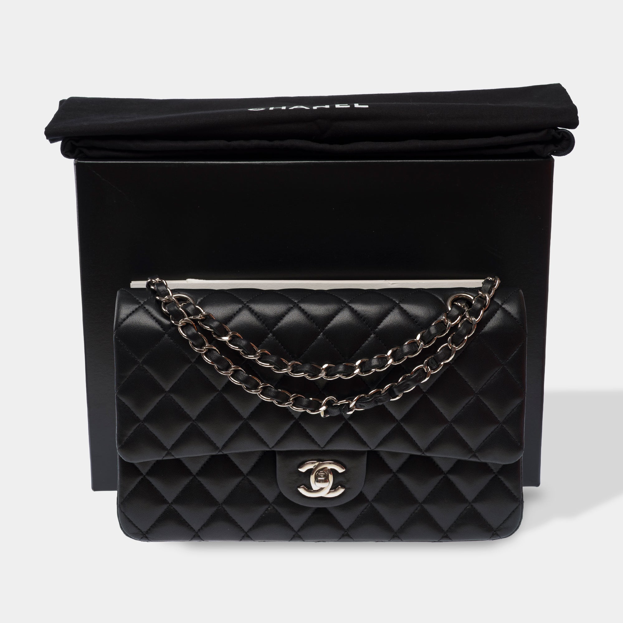 Sac CHANEL Timeless/Classique en Cuir Noir - 103568
