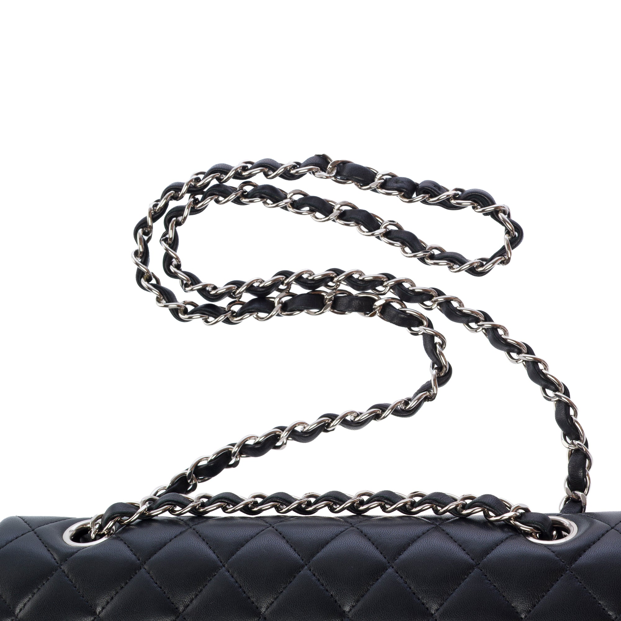 Sac CHANEL Timeless/Classique en Cuir Noir - 103568