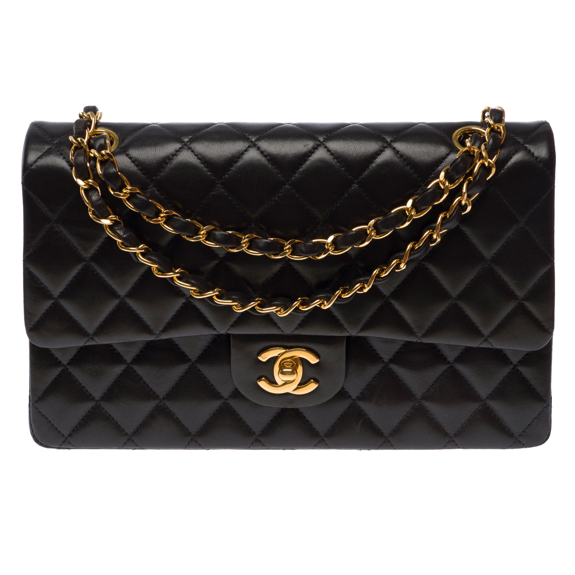 Sac CHANEL Timeless/Classique en Cuir Noir - 103573