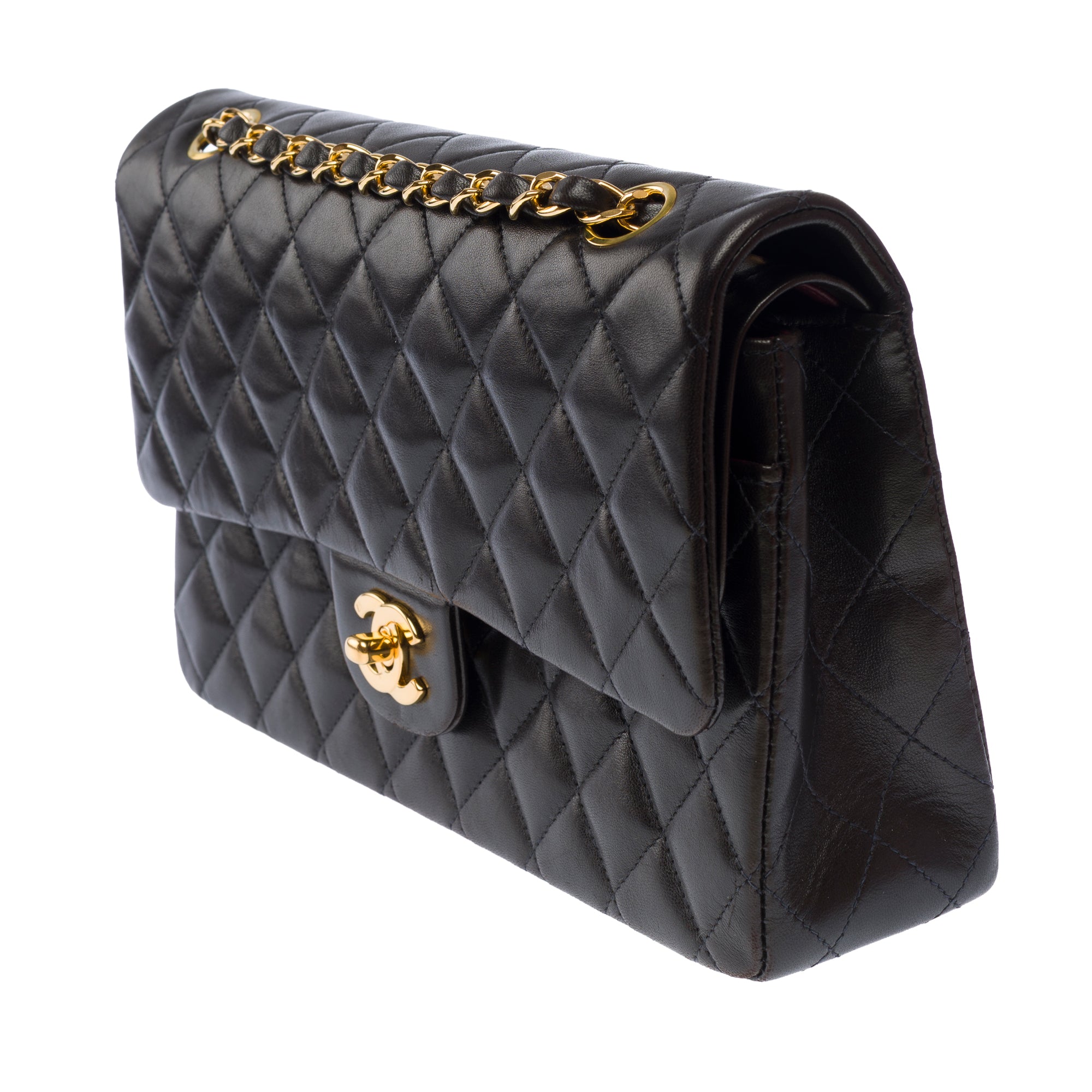 Sac CHANEL Timeless/Classique en Cuir Noir - 103573