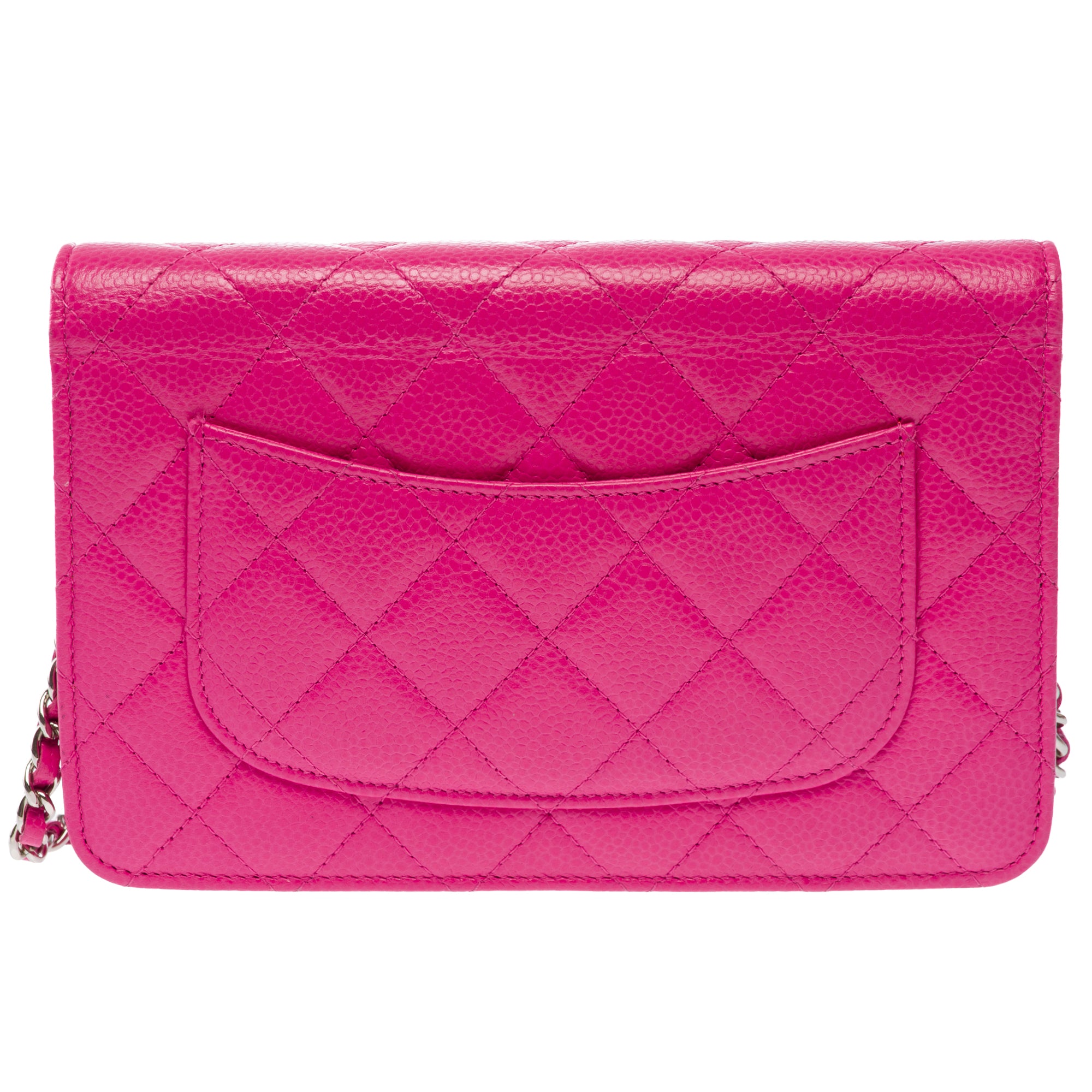 Sac CHANEL Wallet on Chain en Cuir Rose - 103562