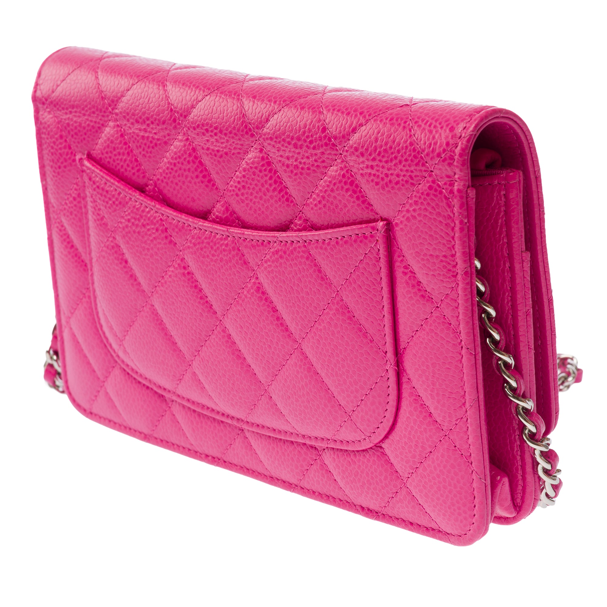 Sac CHANEL Wallet on Chain en Cuir Rose - 103562