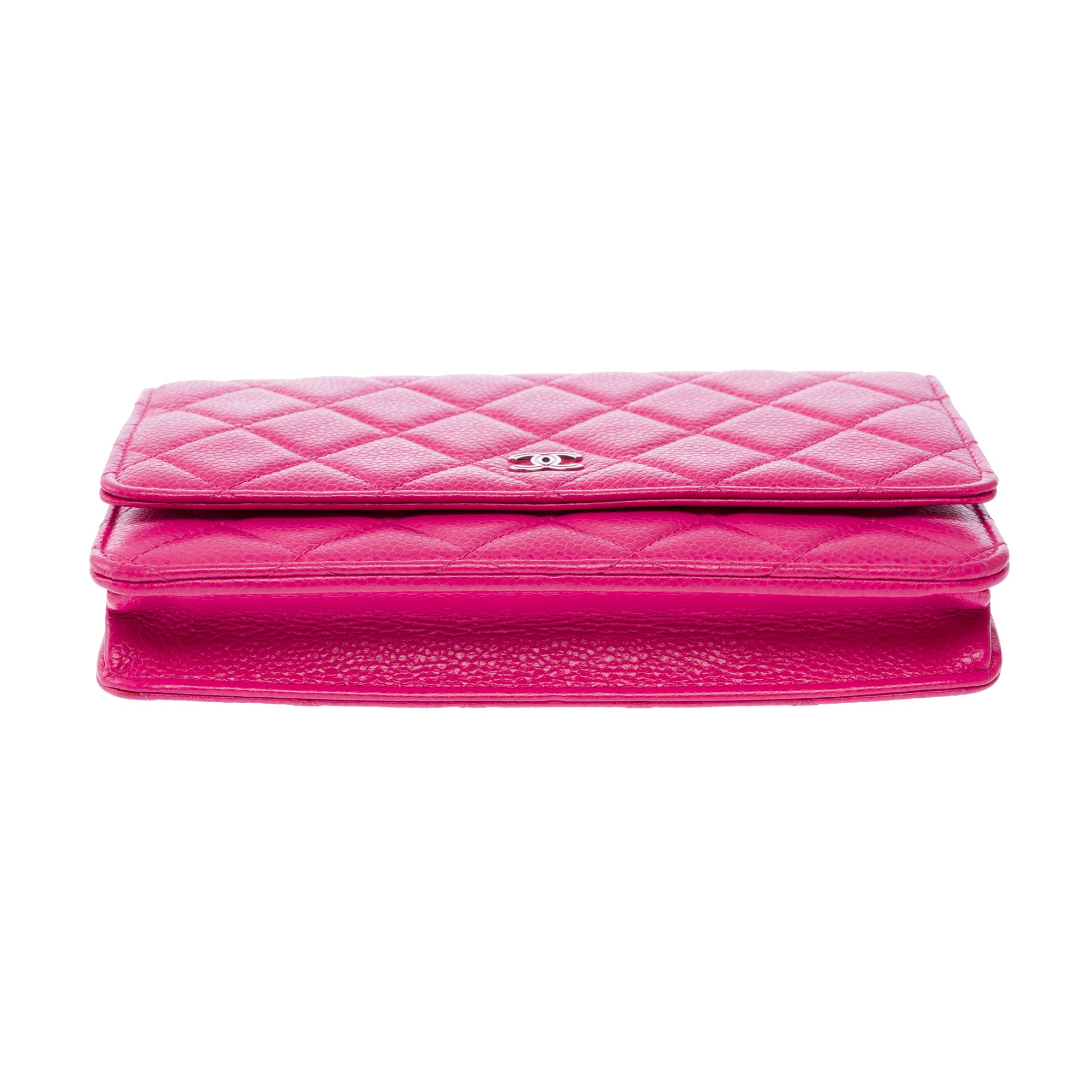 Sac CHANEL Wallet on Chain en Cuir Rose - 103562