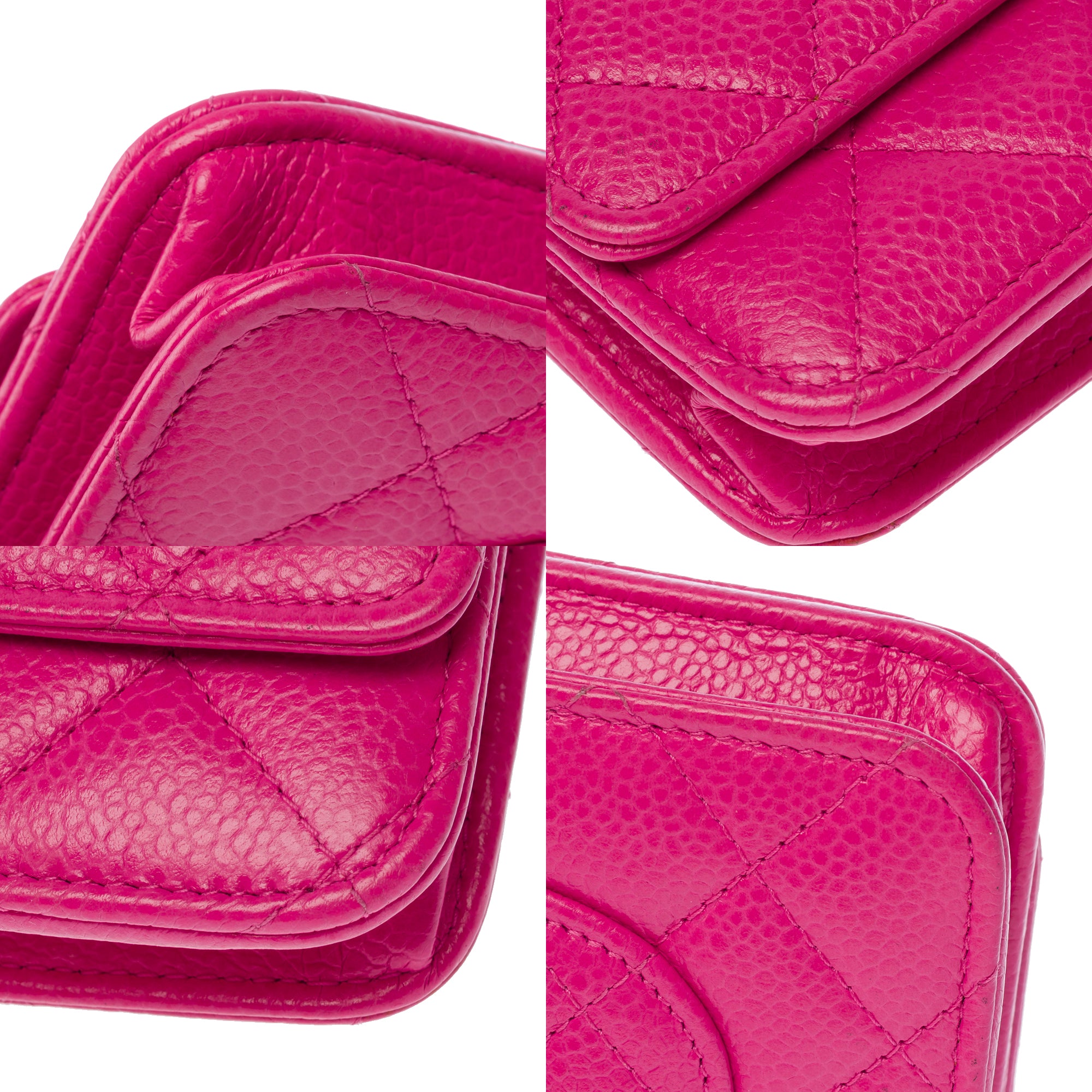 Sac CHANEL Wallet on Chain en Cuir Rose - 103562