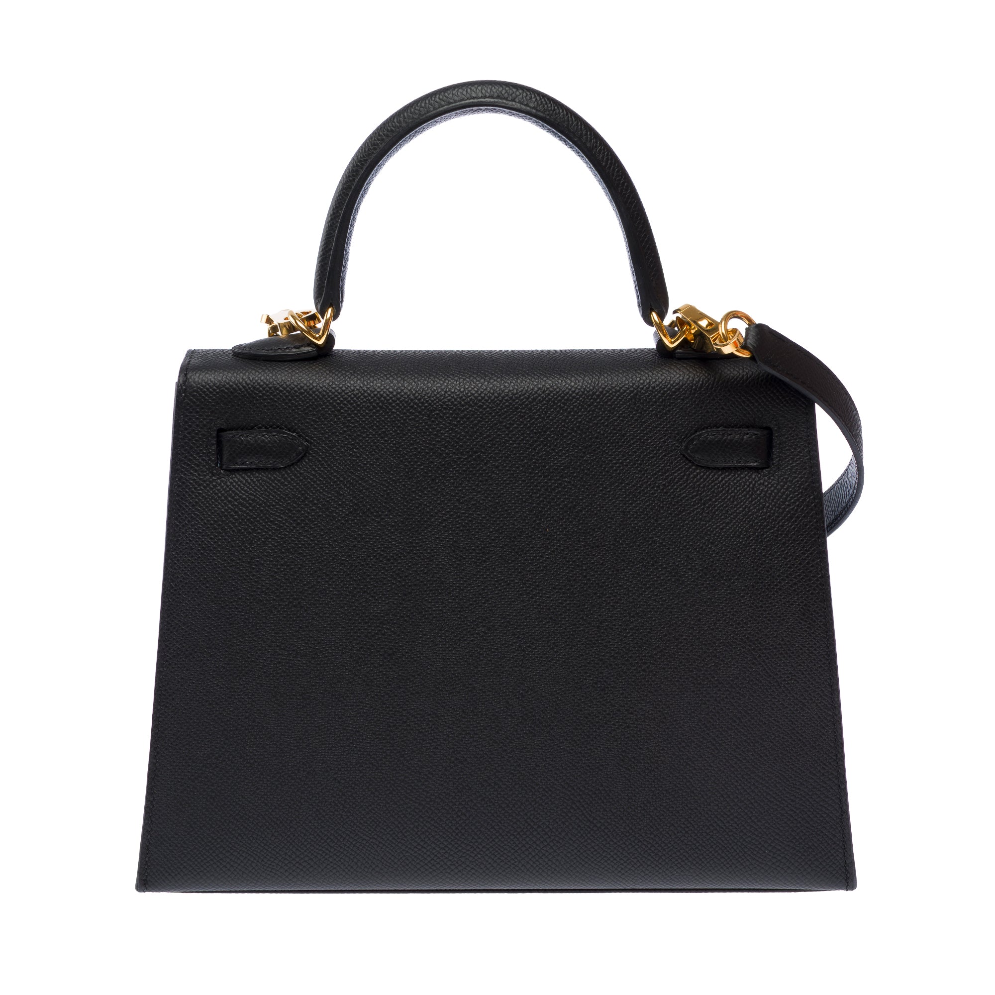 Sac HERMES Kelly 25 en Cuir Noir - 103580