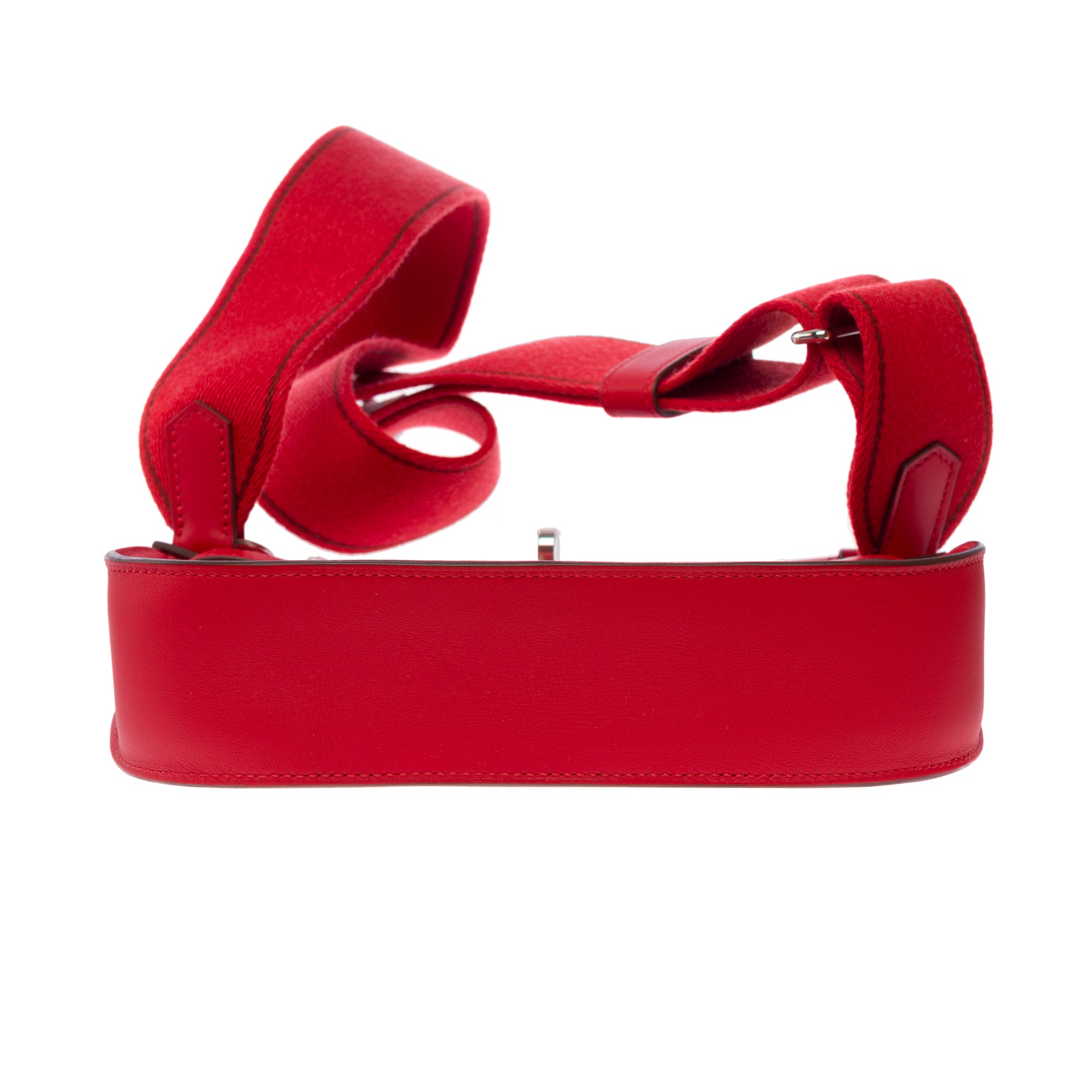 Sac HERMES Jypsiere en Cuir Rouge - 103552