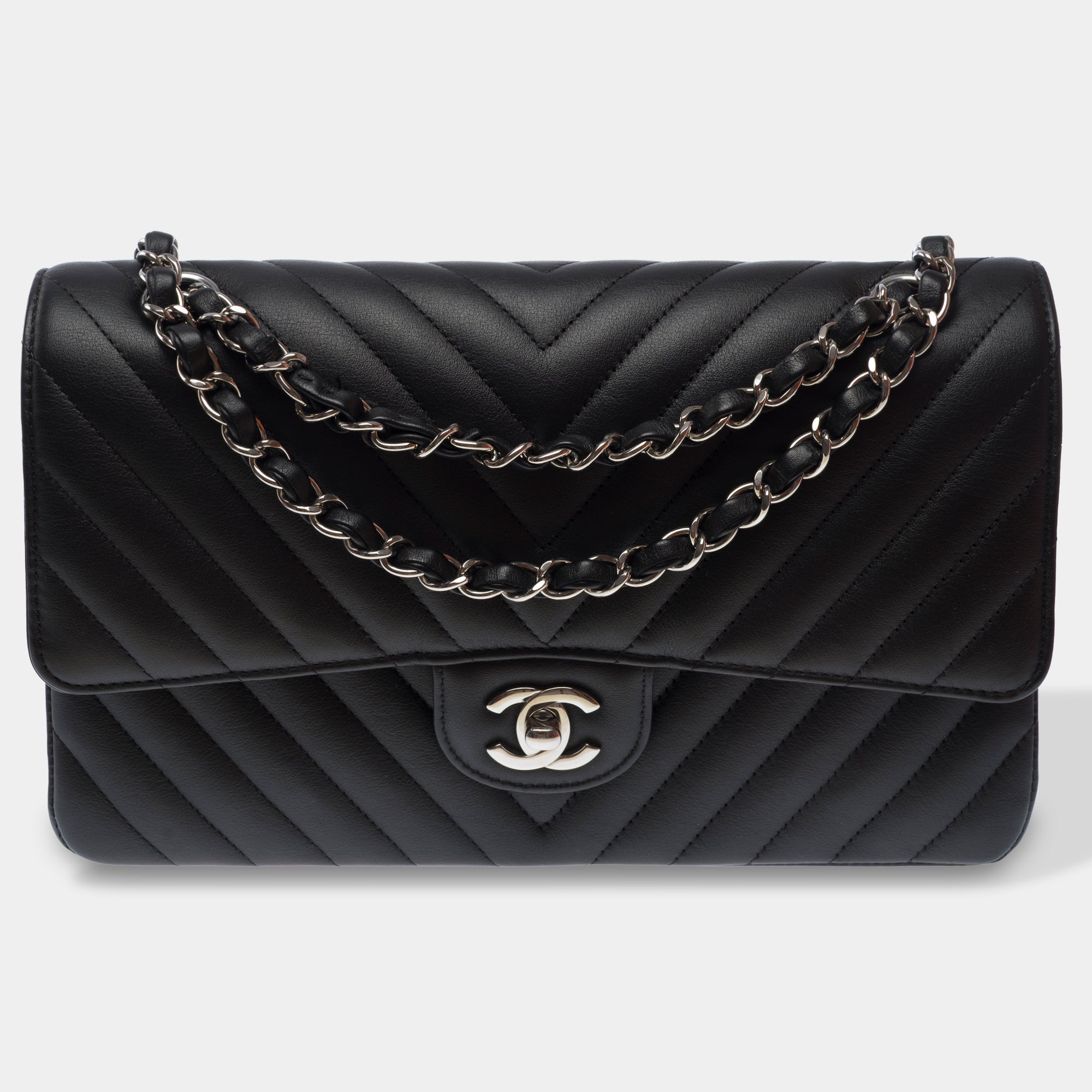 Sac CHANEL Timeless/Classique en Cuir Noir - 103570