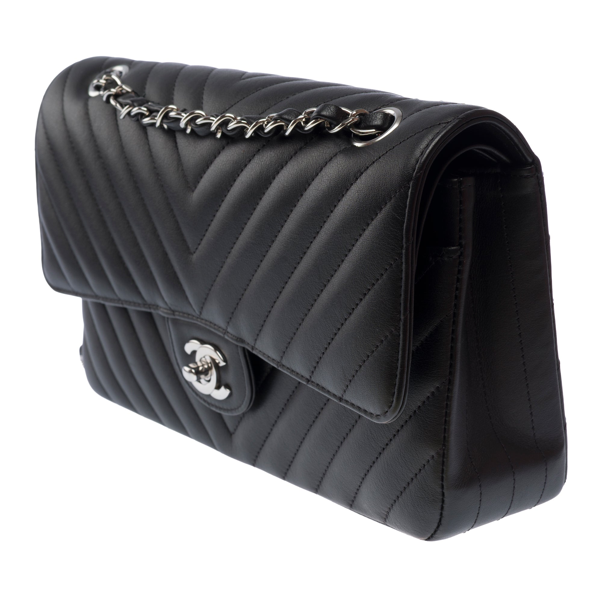 Sac CHANEL Timeless/Classique en Cuir Noir - 103570
