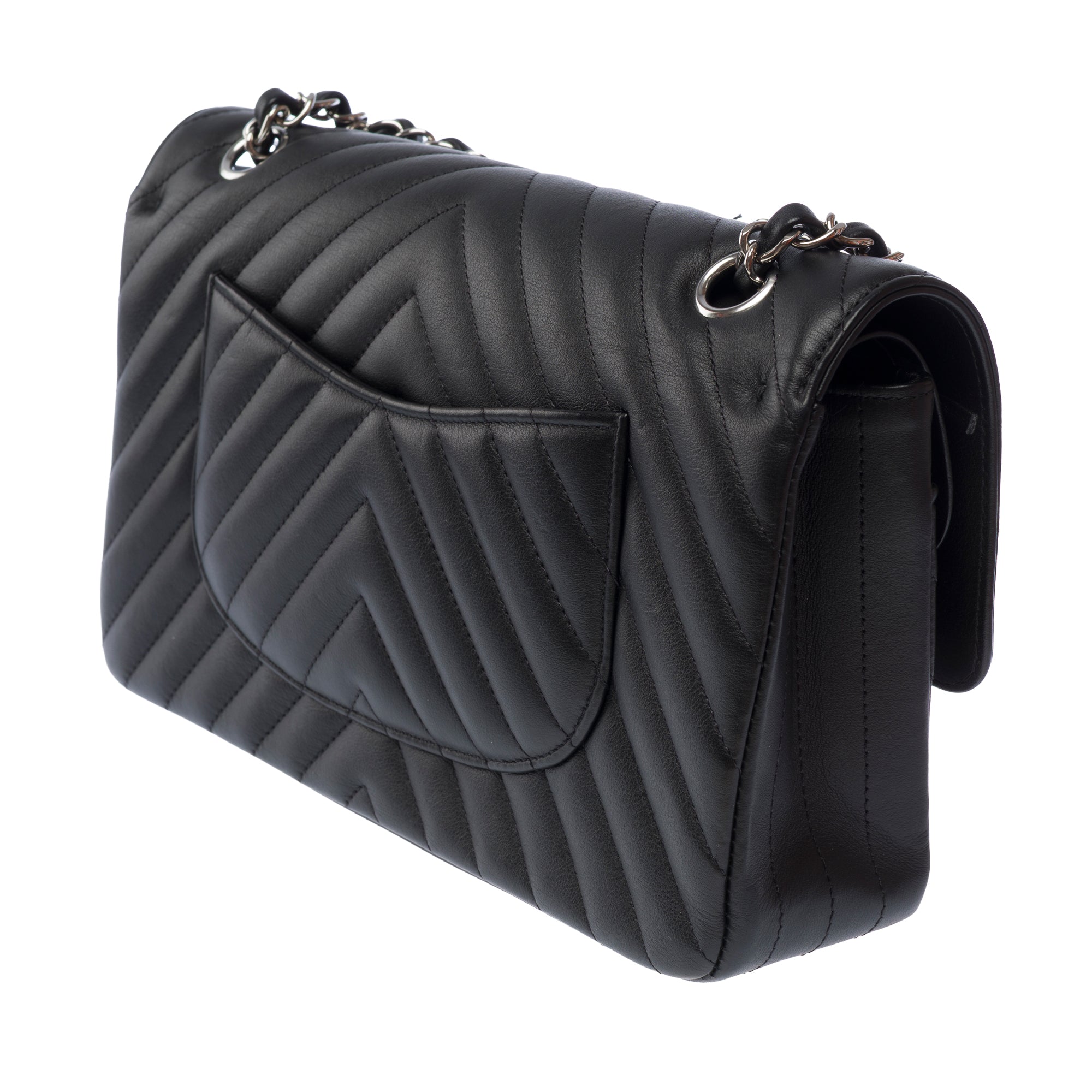 Sac CHANEL Timeless/Classique en Cuir Noir - 103570