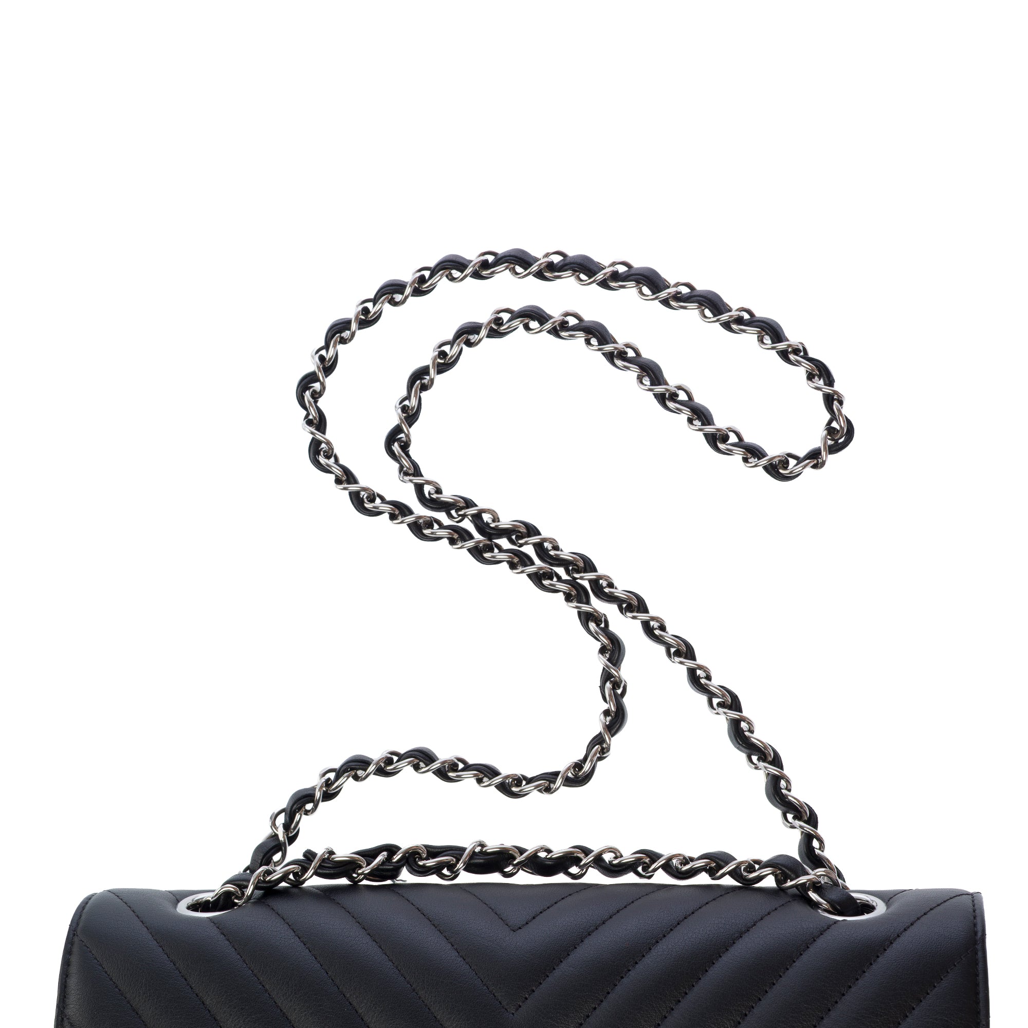 Sac CHANEL Timeless/Classique en Cuir Noir - 103570