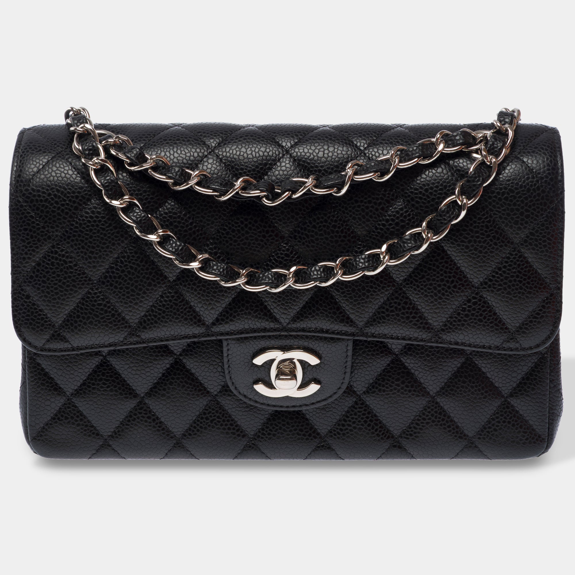 Sac CHANEL Timeless/Classique en Cuir Noir - 103555