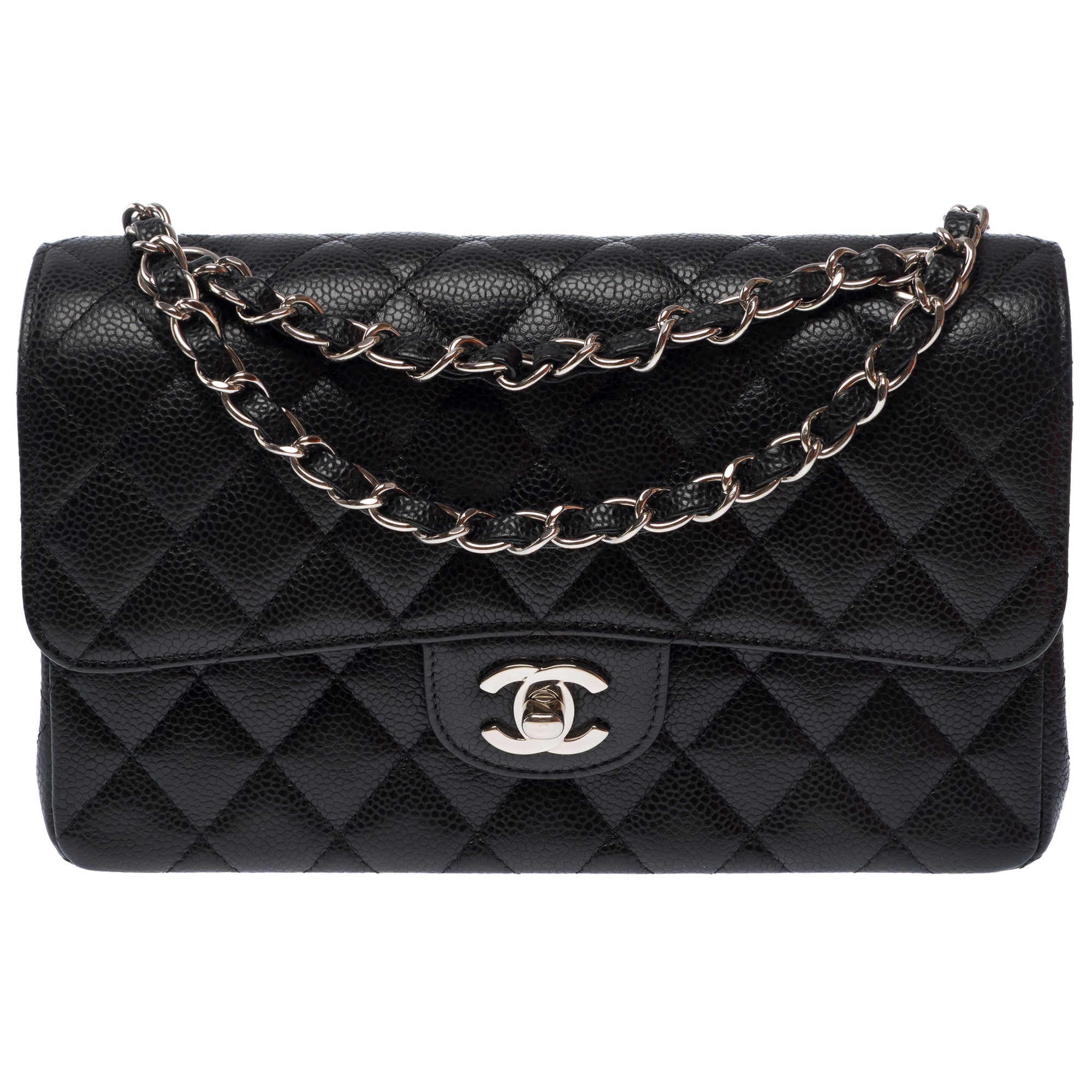 Sac CHANEL Timeless/Classique en Cuir Noir - 103555