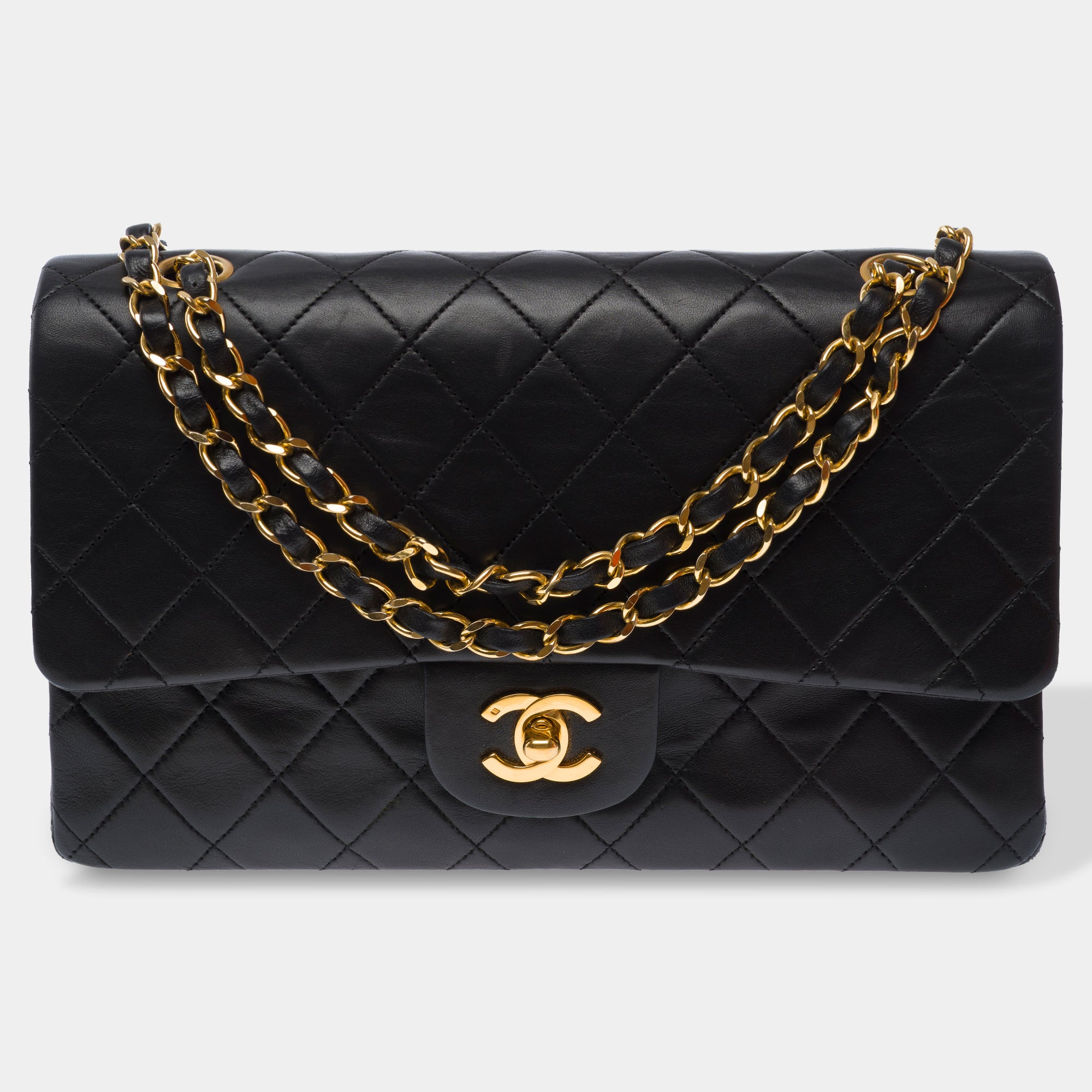 Sac CHANEL Timeless/Classique en Cuir Noir - 103571