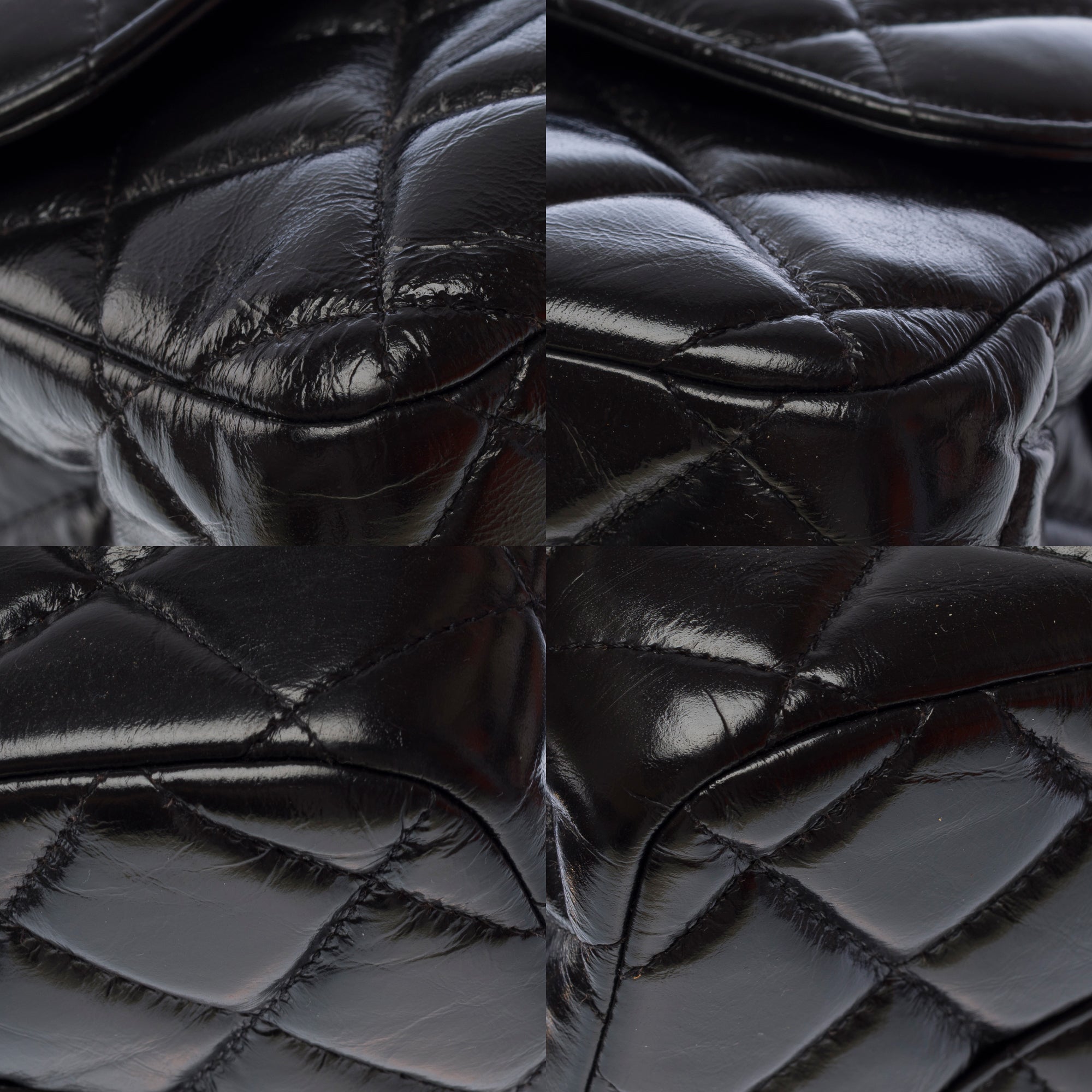 Sac CHANEL Timeless/Classique en Cuir Noir - 103536
