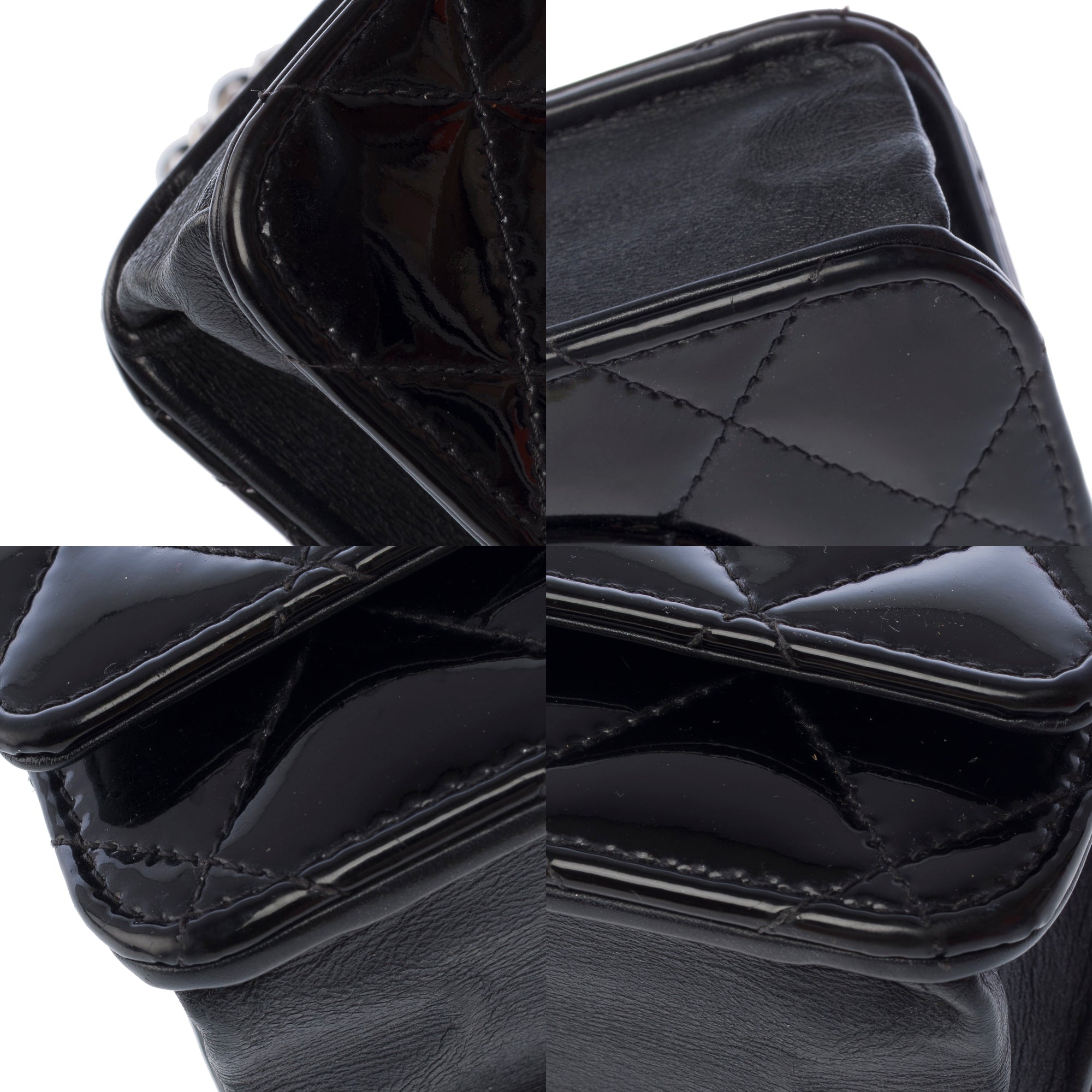 Sac CHANEL Wallet on Chain en Cuir Noir - 103550