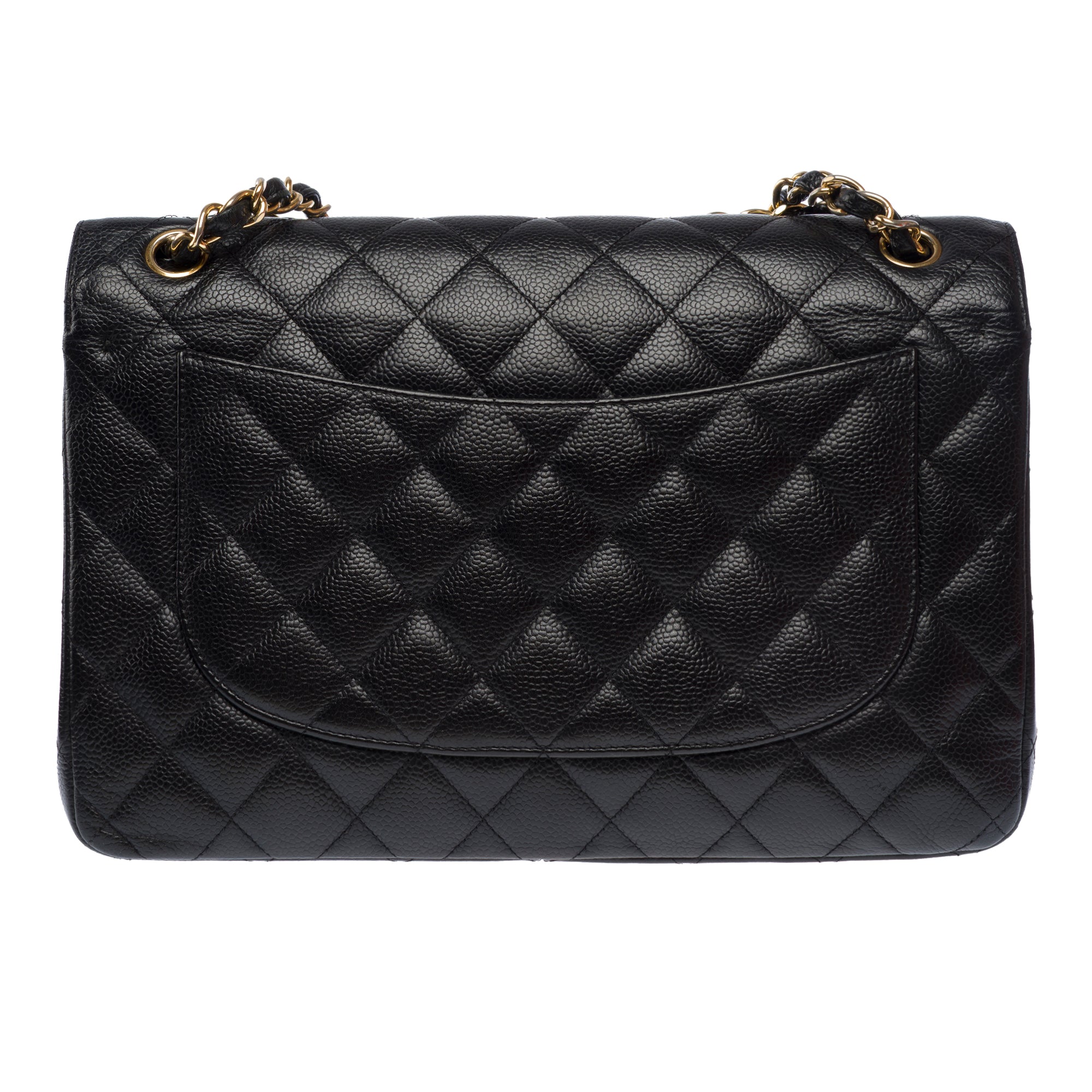 Sac CHANEL Timeless/Classique en Cuir Noir - 103543