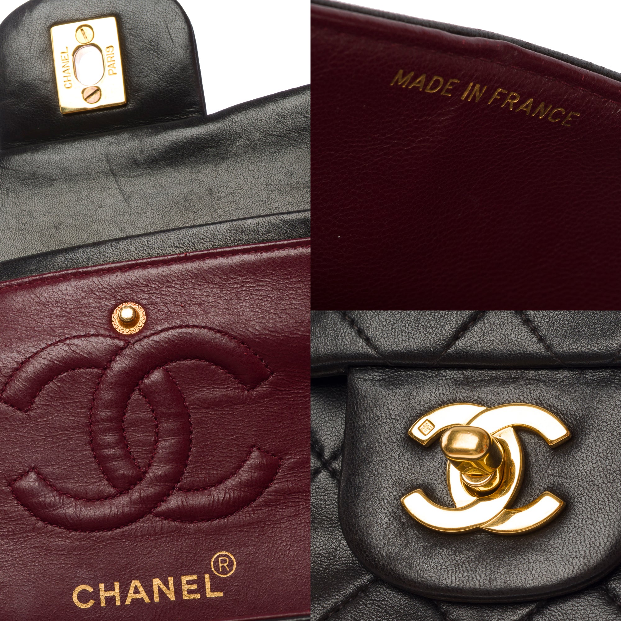 Sac CHANEL Timeless/Classique en Cuir Noir - 103567