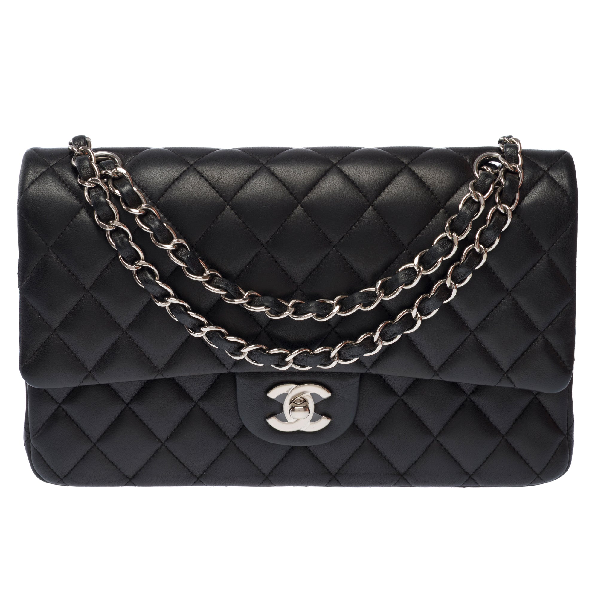Sac CHANEL Timeless/Classique en Cuir Noir - 103586