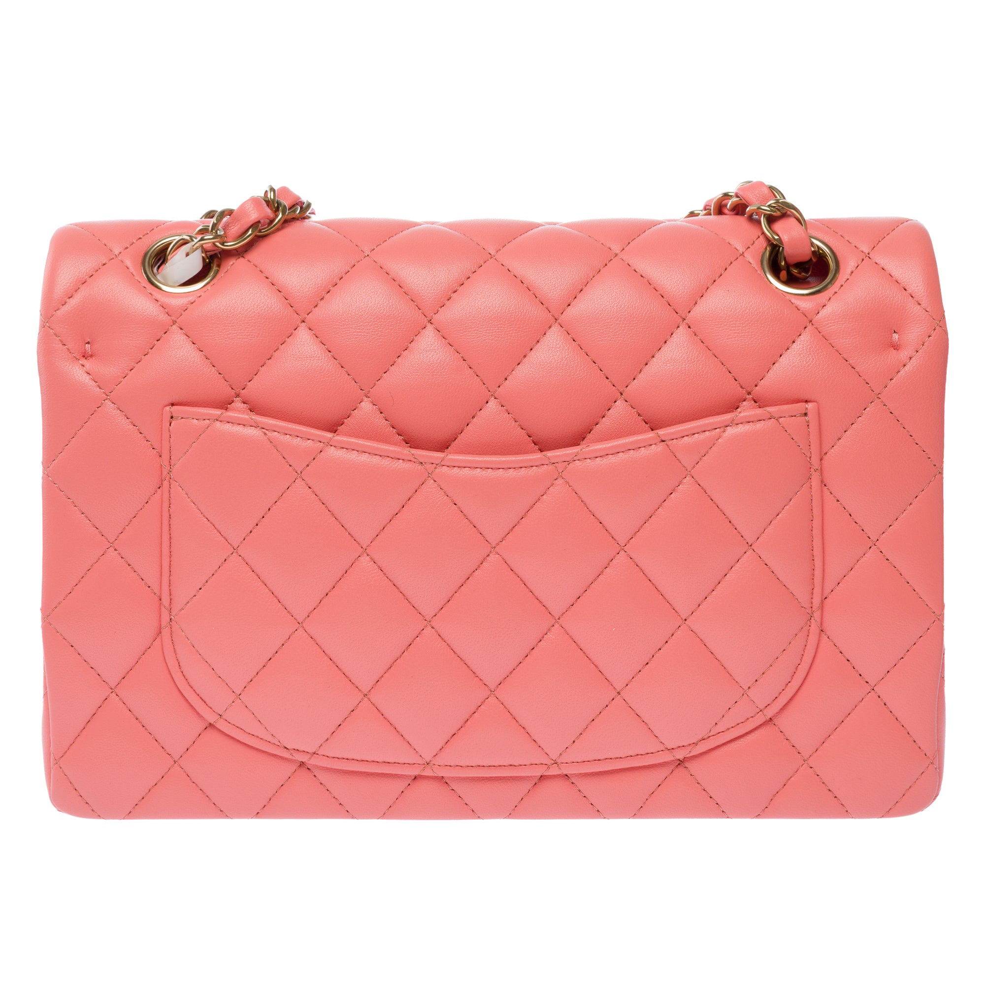 Sac CHANEL Timeless/Classique en Cuir Rose - 103587