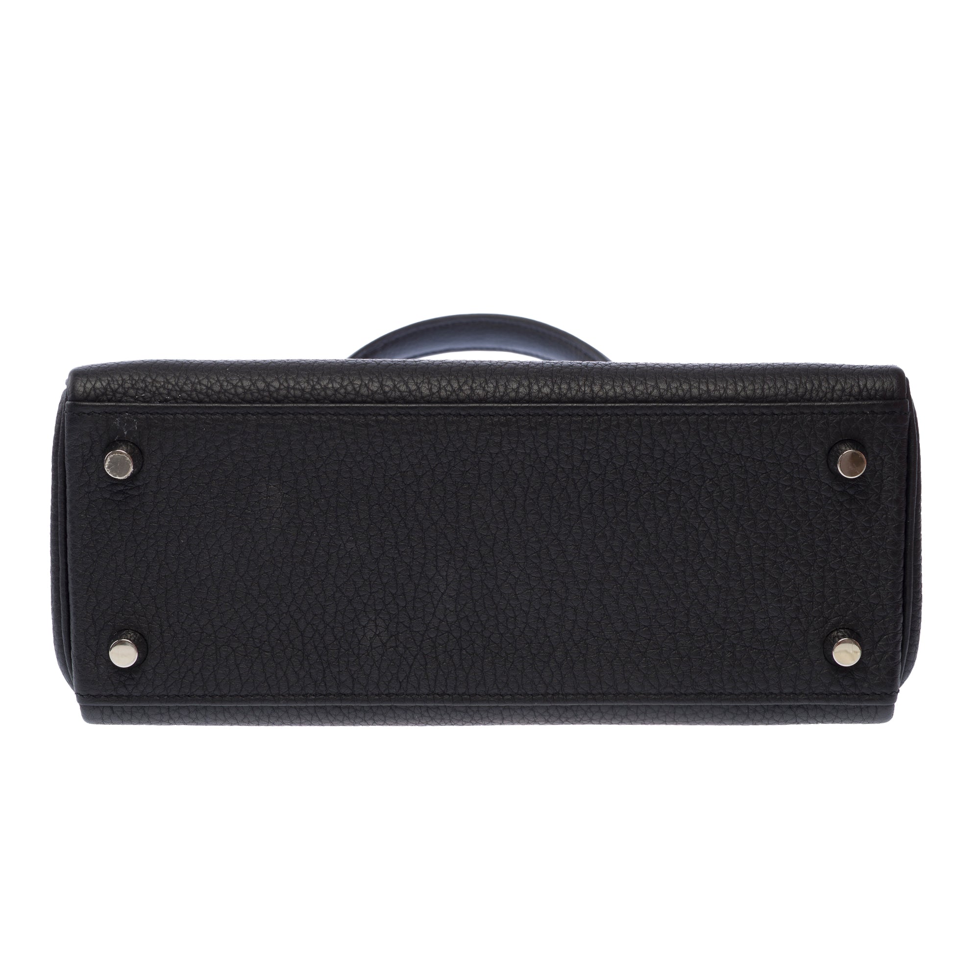 Sac HERMES Kelly 25 en Cuir Noir - 103590