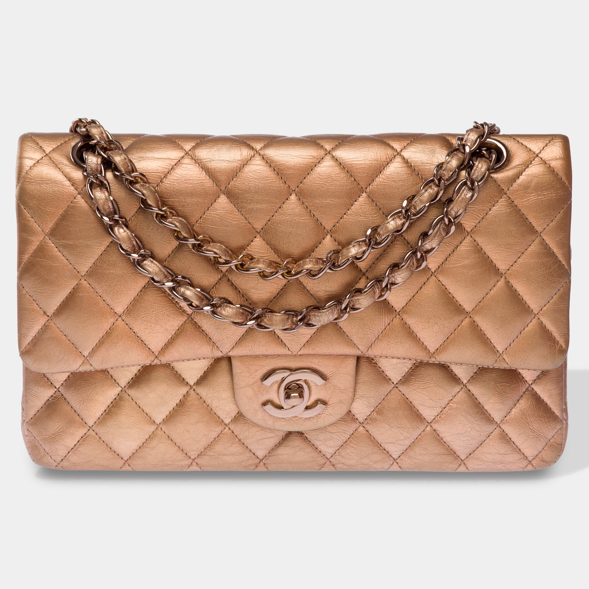 Sac CHANEL Timeless/Classique en Cuir Marron - 103572