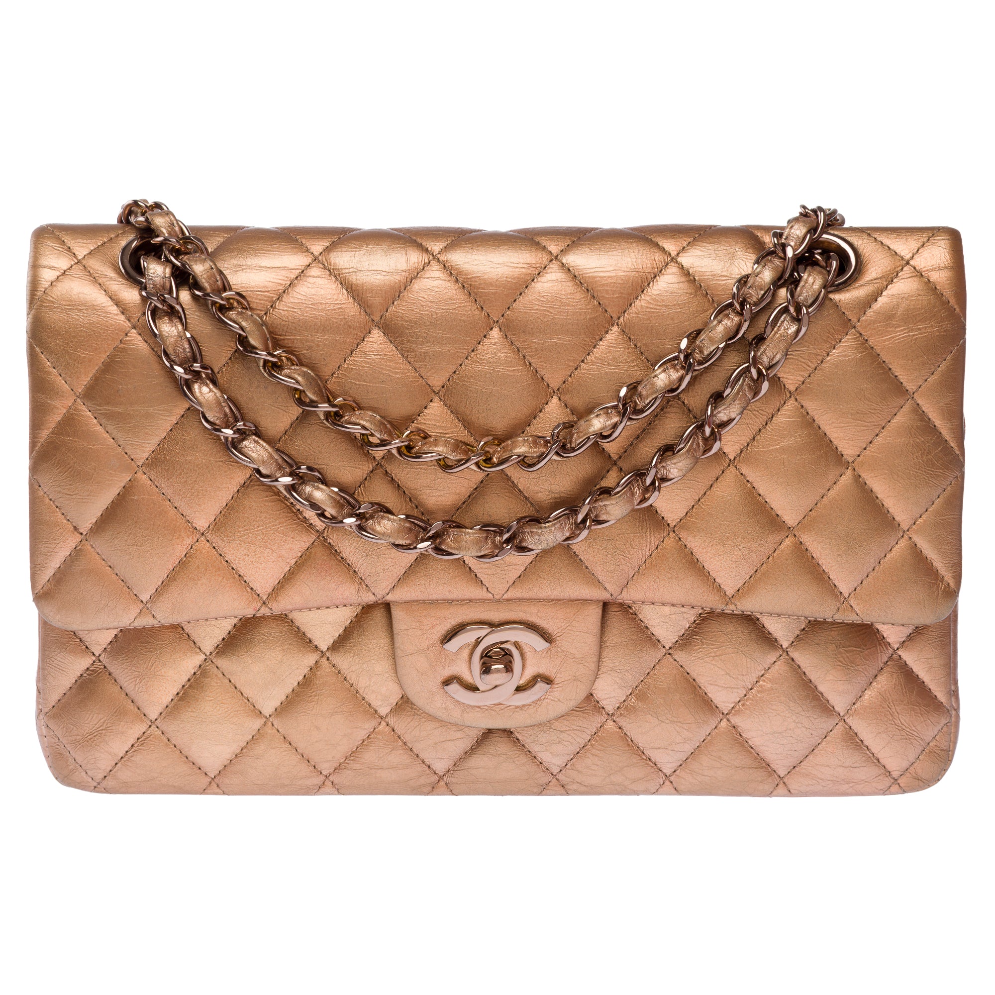 Sac CHANEL Timeless/Classique en Cuir Marron - 103572