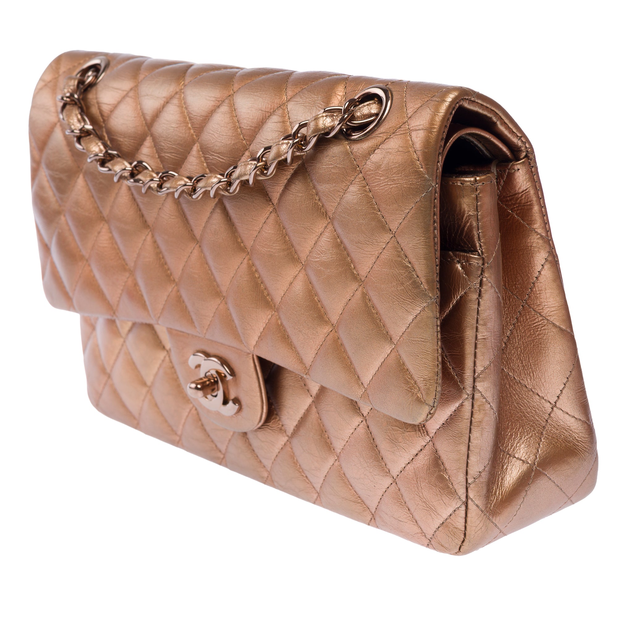 Sac CHANEL Timeless/Classique en Cuir Marron - 103572