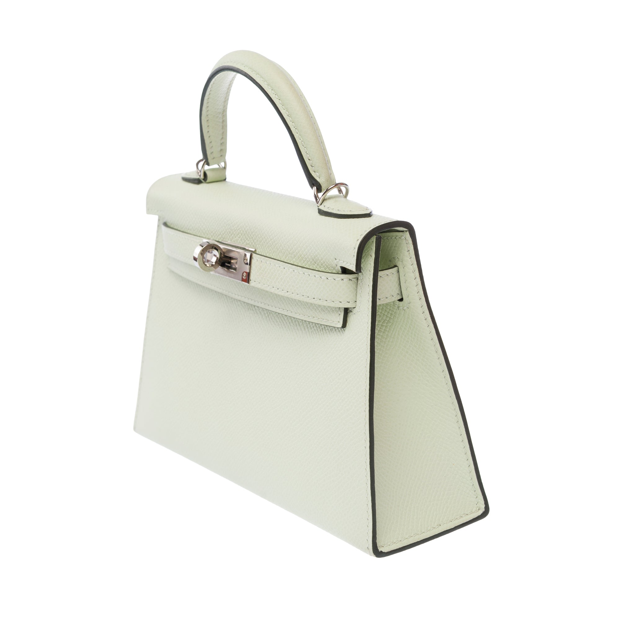 Sac HERMES Kelly Mini en Cuir Vert - 103620