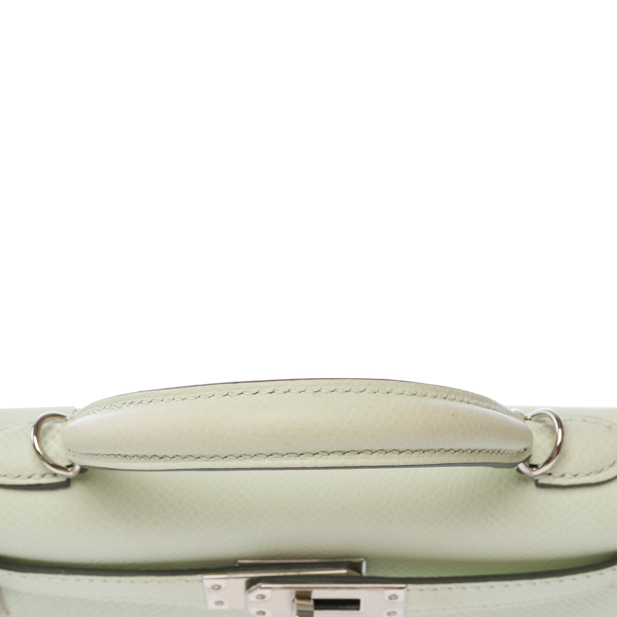 Sac HERMES Kelly Mini en Cuir Vert - 103620