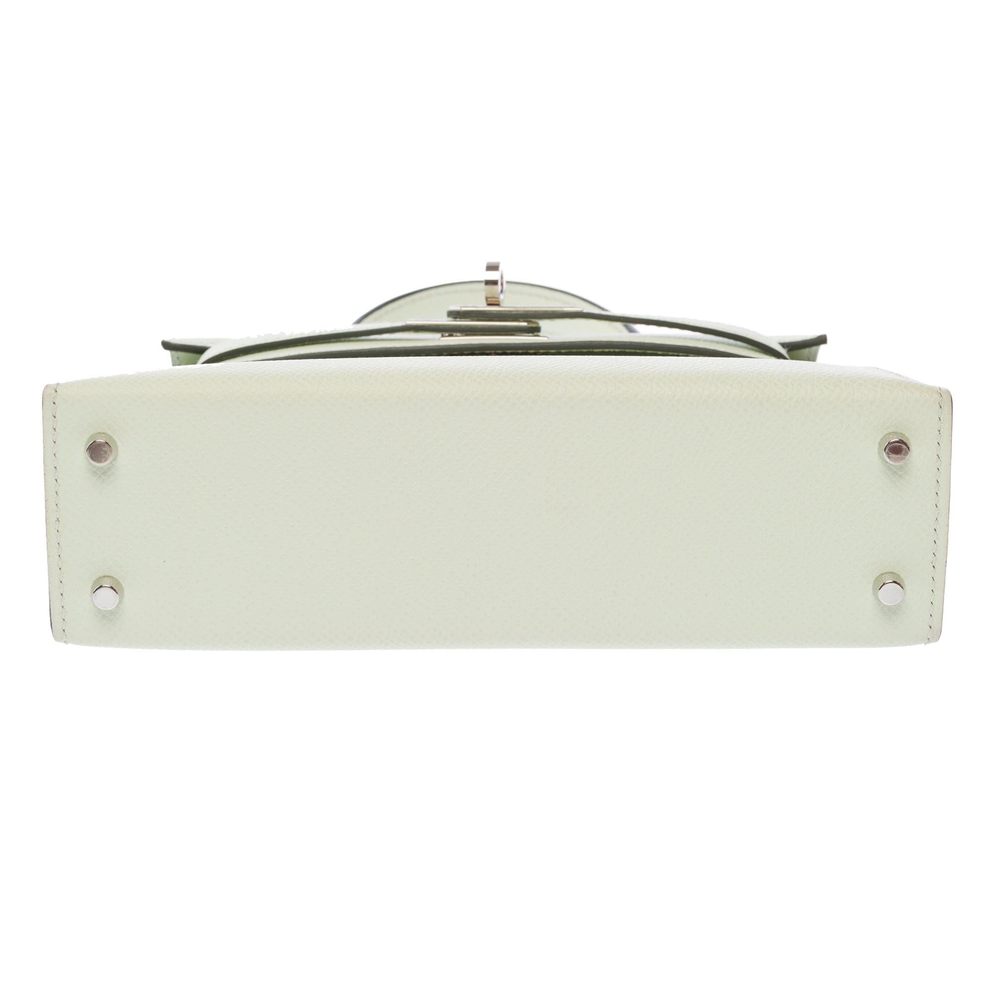 Sac HERMES Kelly Mini en Cuir Vert - 103620