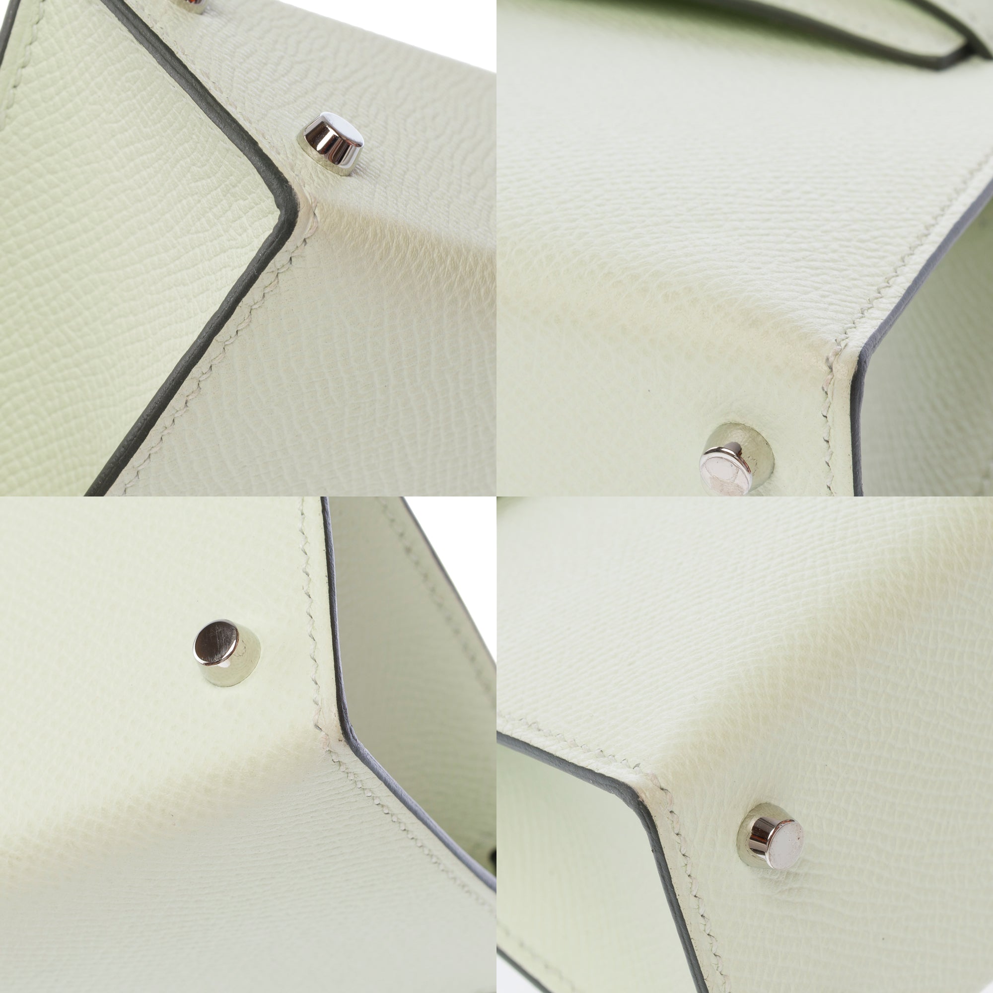 Sac HERMES Kelly Mini en Cuir Vert - 103620