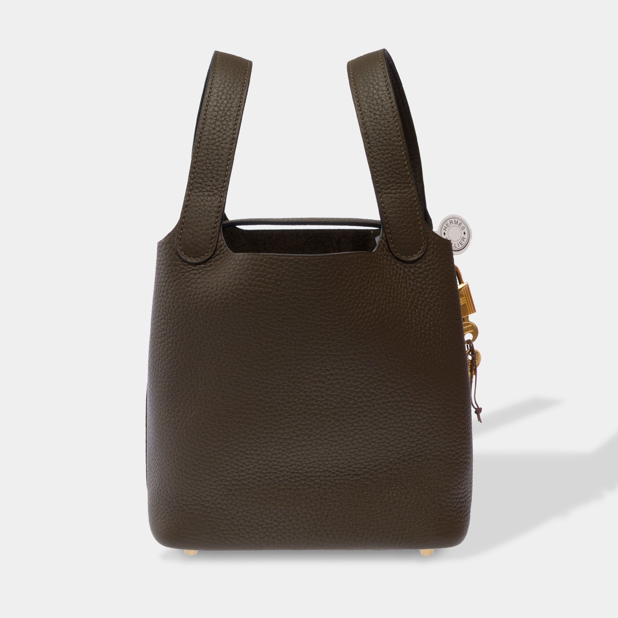 Sac HERMES Picotin en Cuir Vert - 103618