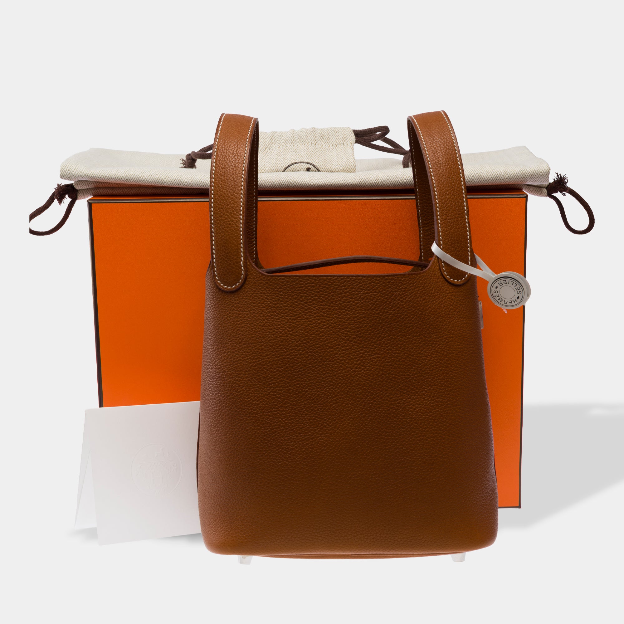 Sac HERMES Picotin en Cuir Marron - 103619
