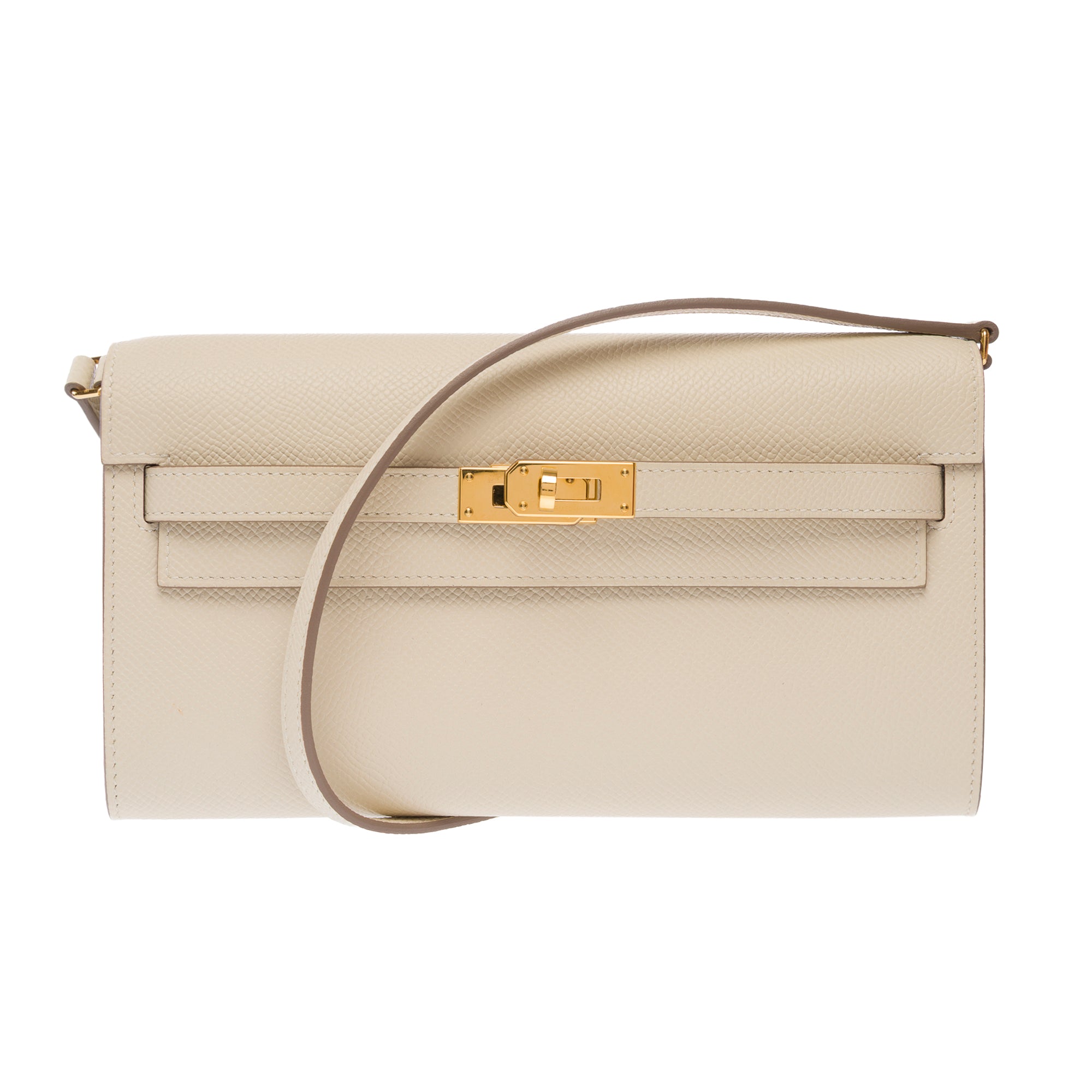 Sac HERMES Kelly to go en Cuir Blanc - 103617