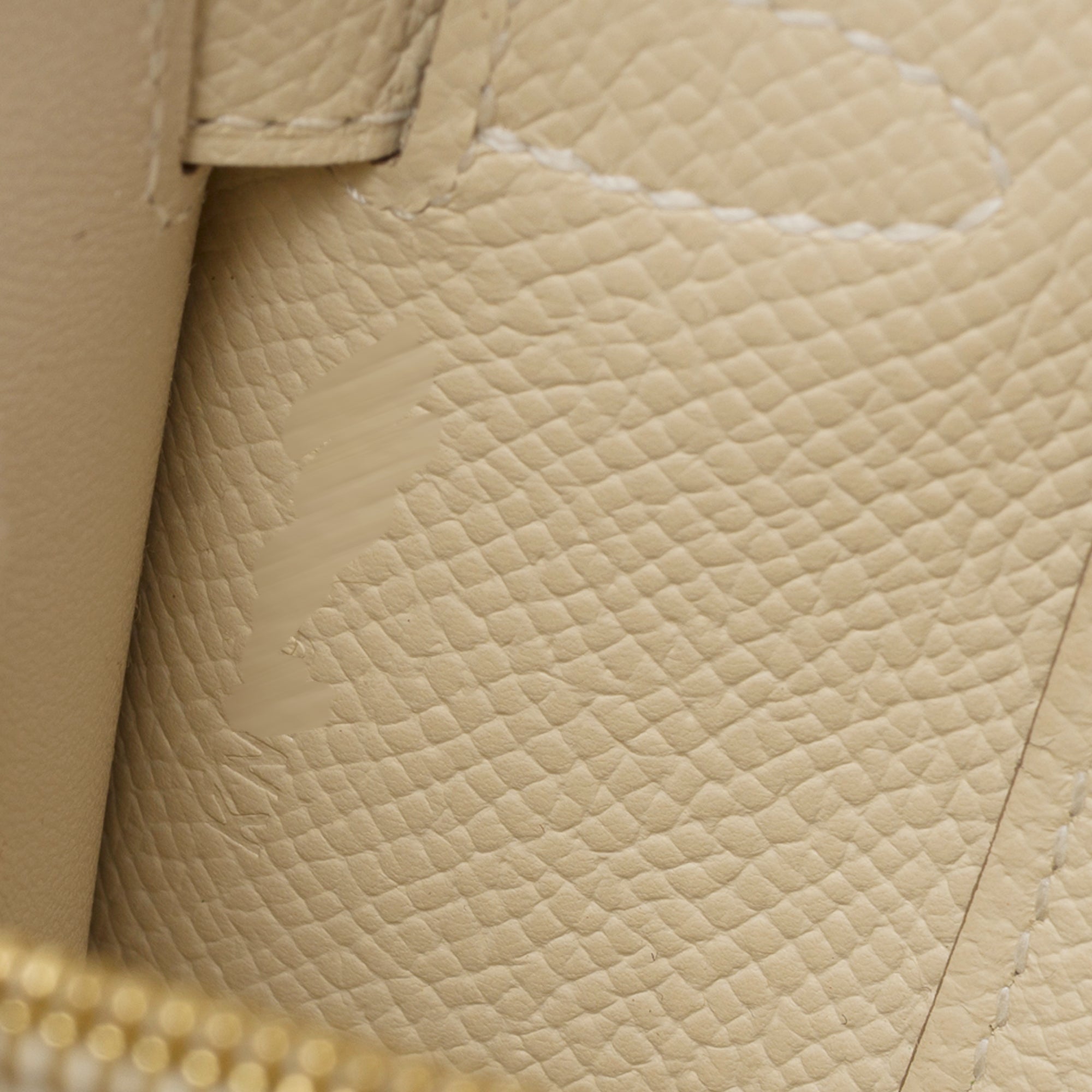 Sac HERMES Kelly to go en Cuir Blanc - 103617