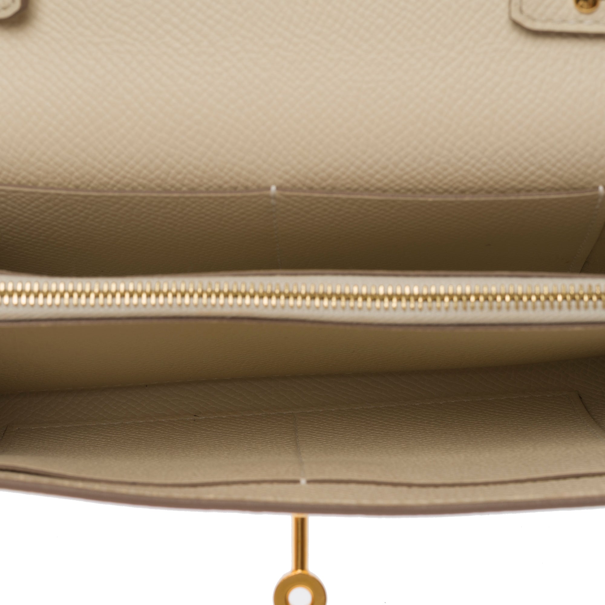 Sac HERMES Kelly to go en Cuir Blanc - 103617