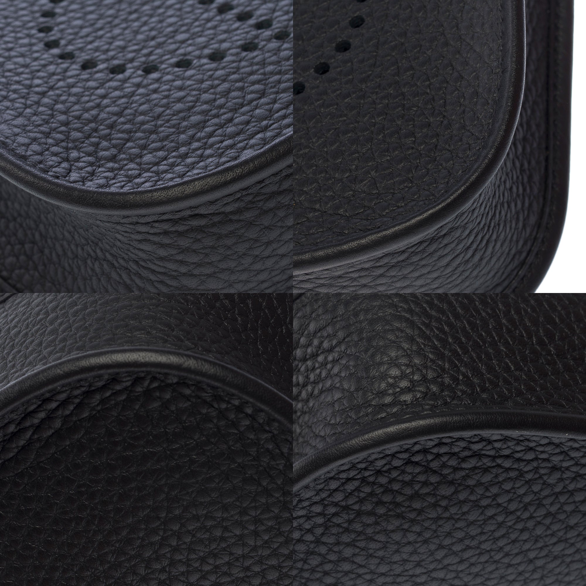 Sac HERMES Mini Evelyne en Cuir Noir - 103616