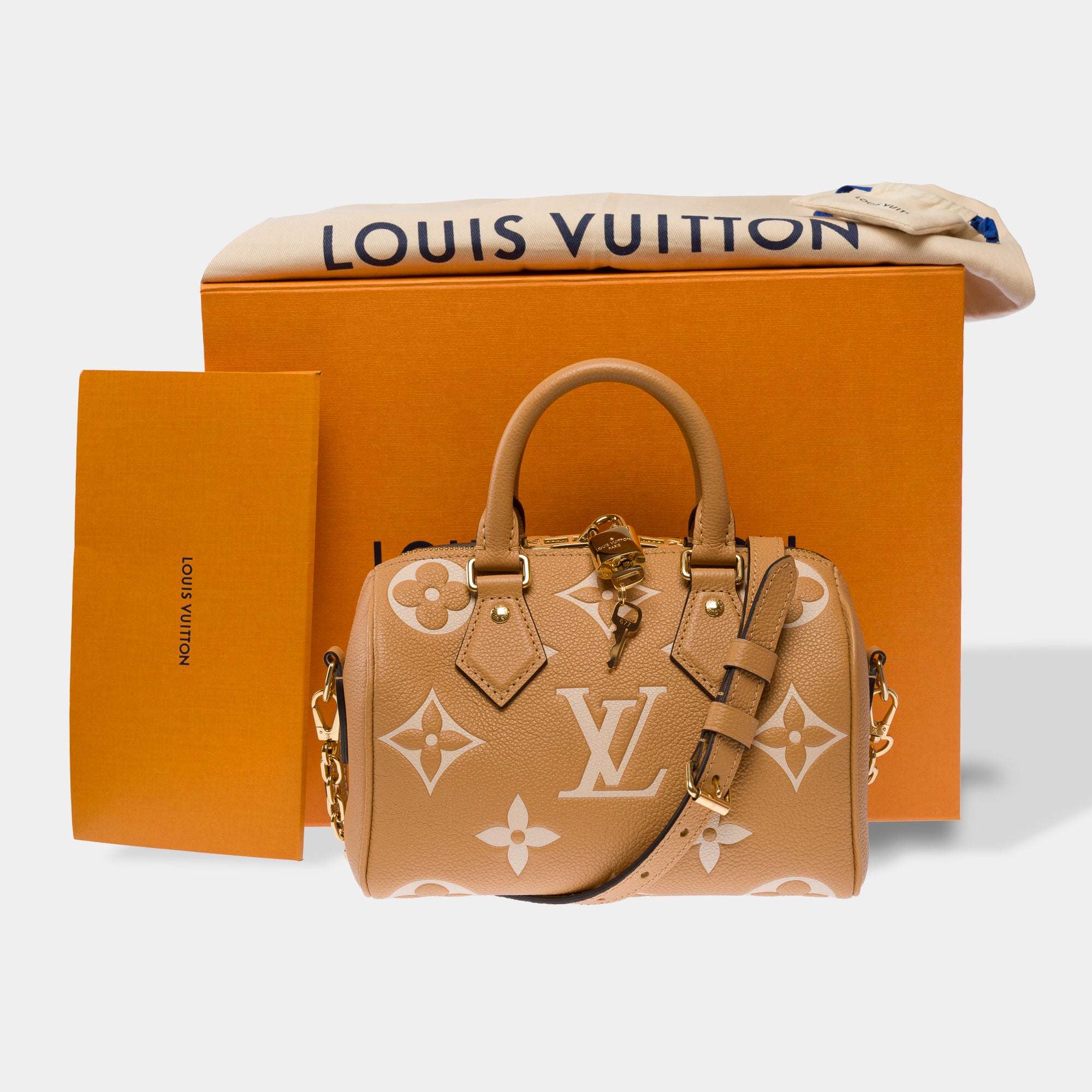 Sac LOUIS VUITTON Speedy en Cuir Beige - 103613
