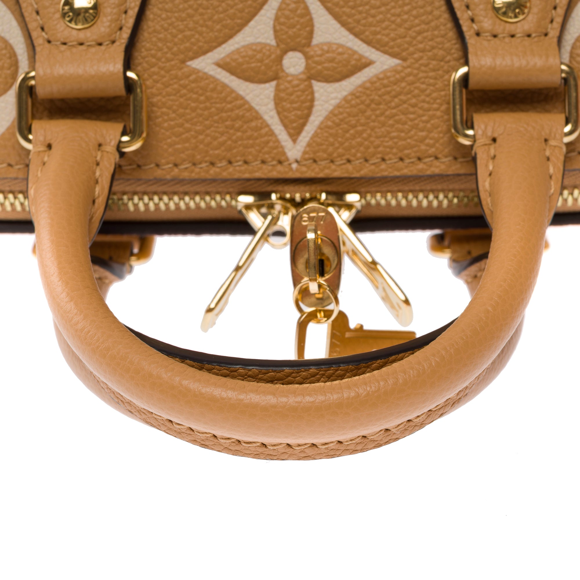 Sac LOUIS VUITTON Speedy en Cuir Beige - 103613