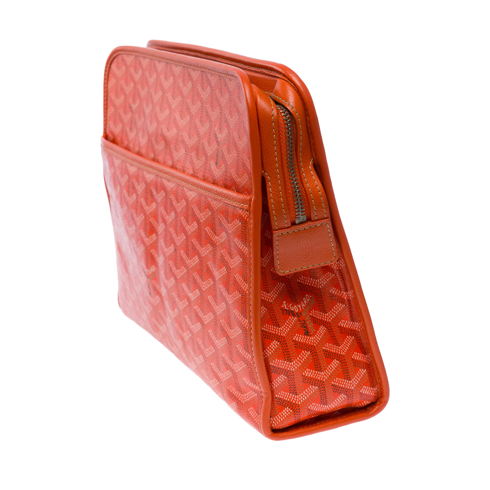 Sac GOYARD en Toile Orange - 103531
