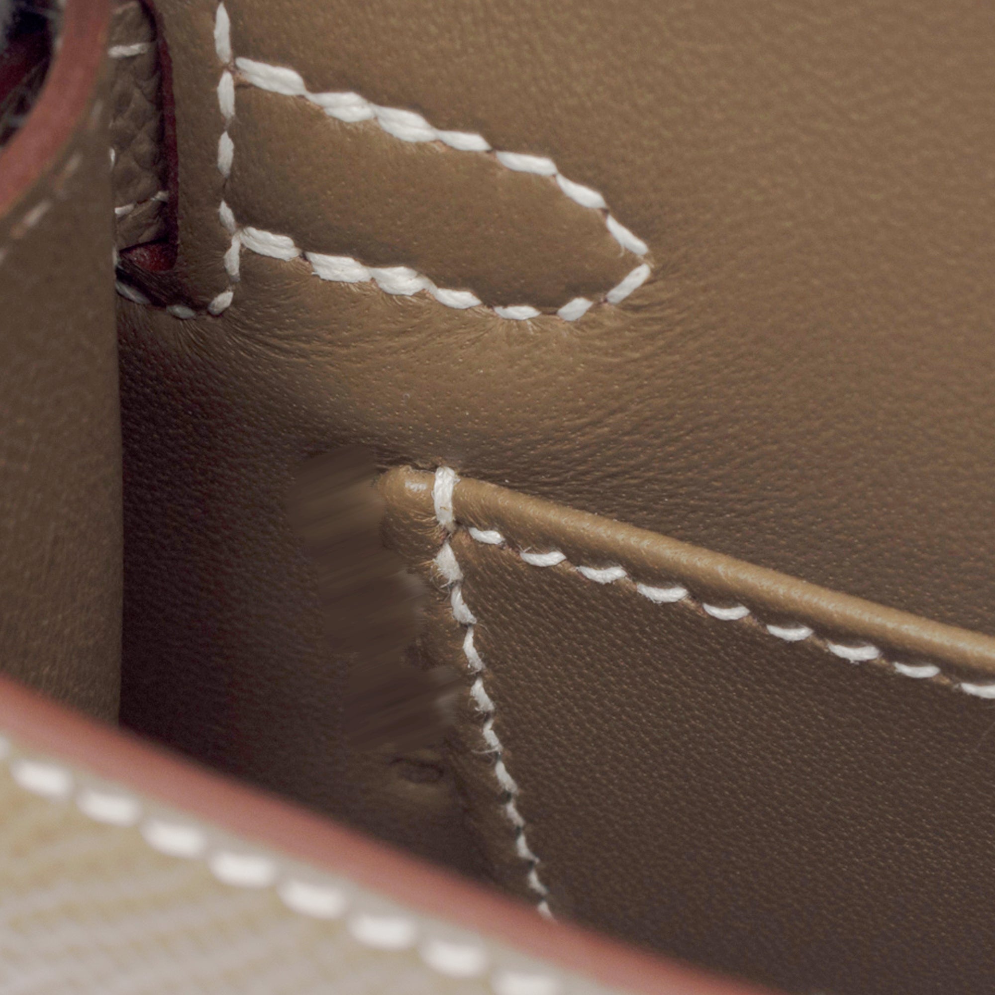 Sac HERMES Kelly Mini en Cuir Étoupe - 103650